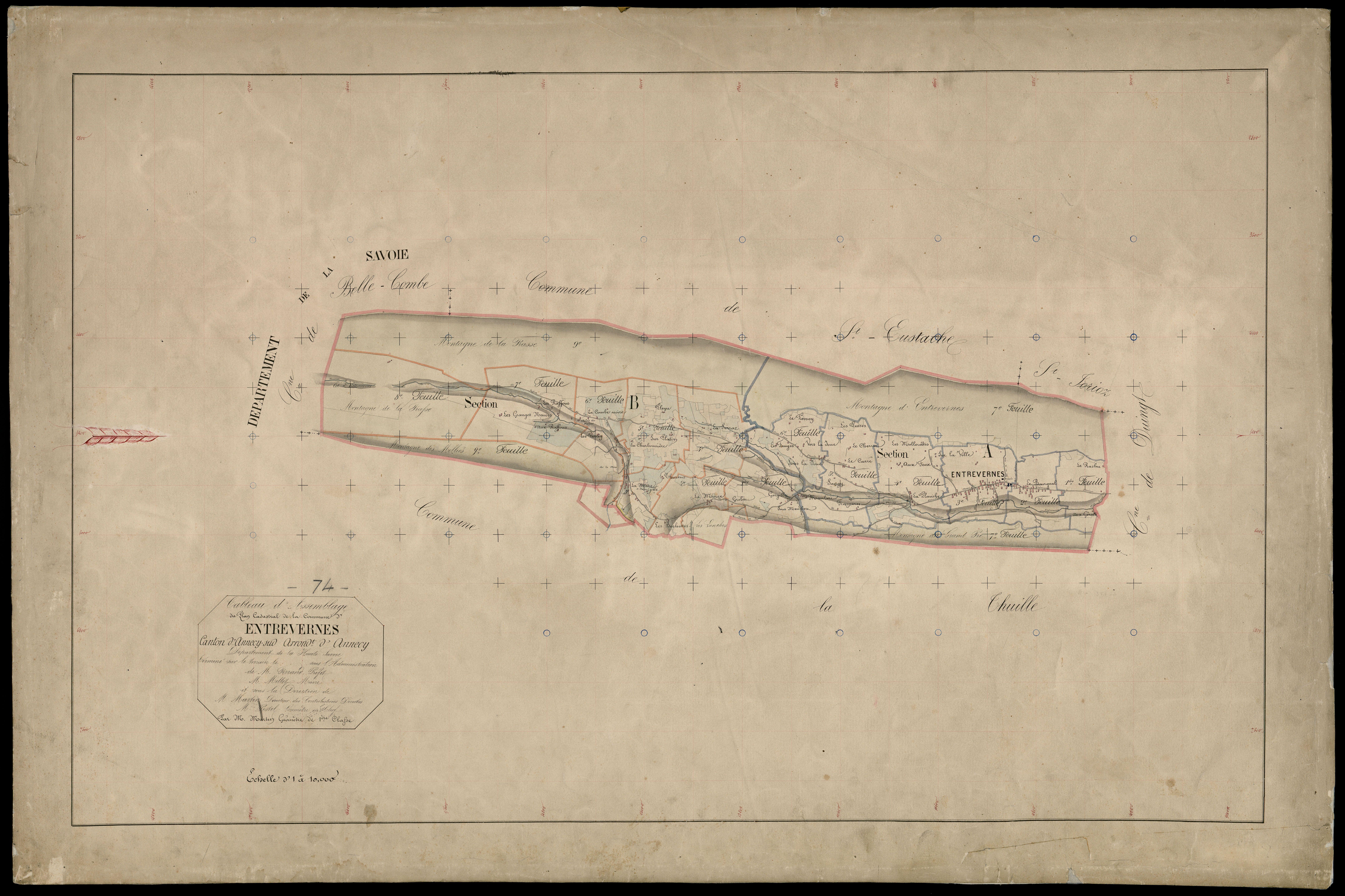 Plan parcellaire - 1865