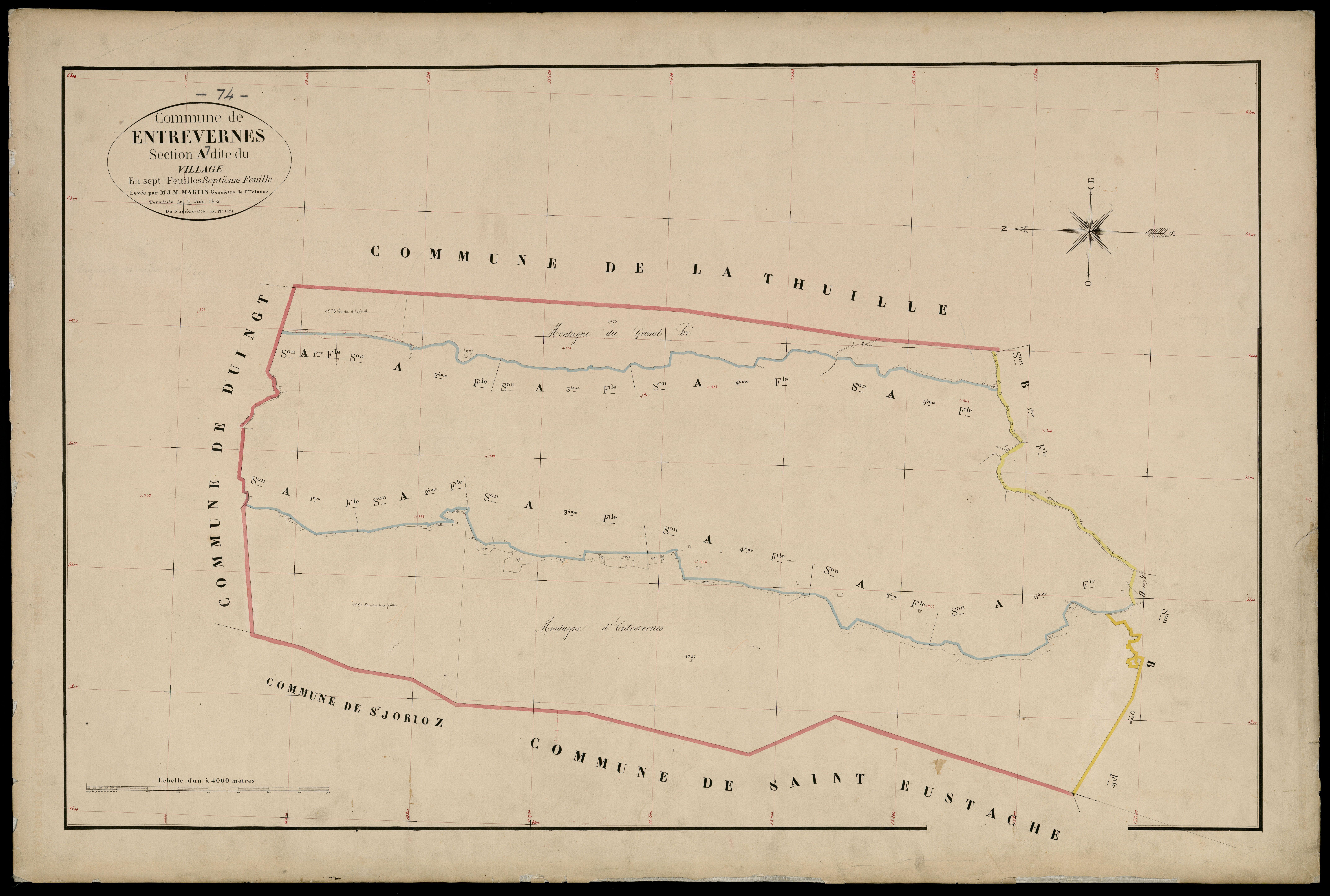 Section B : Frasse - 1865