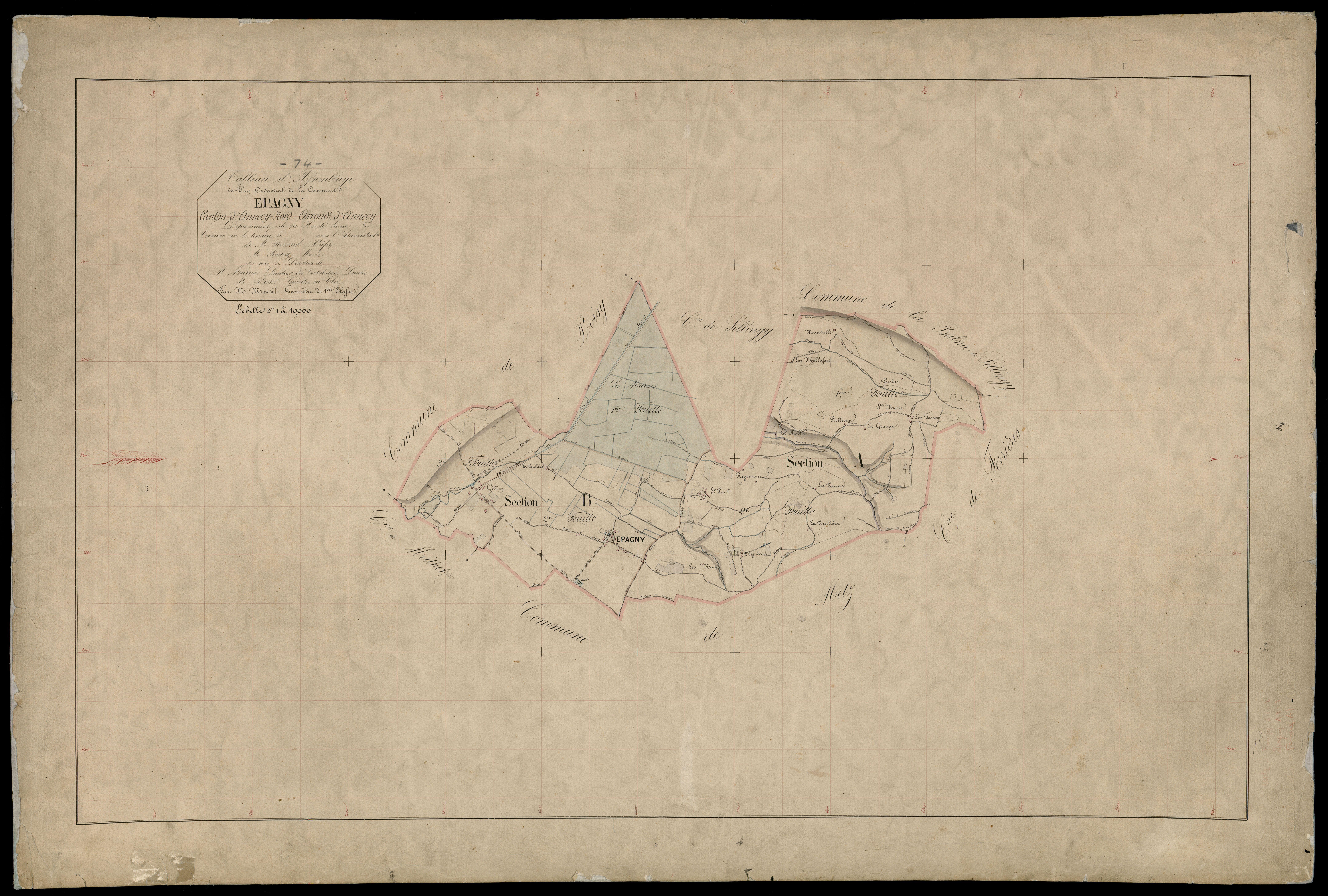 Plan parcellaire - 1865