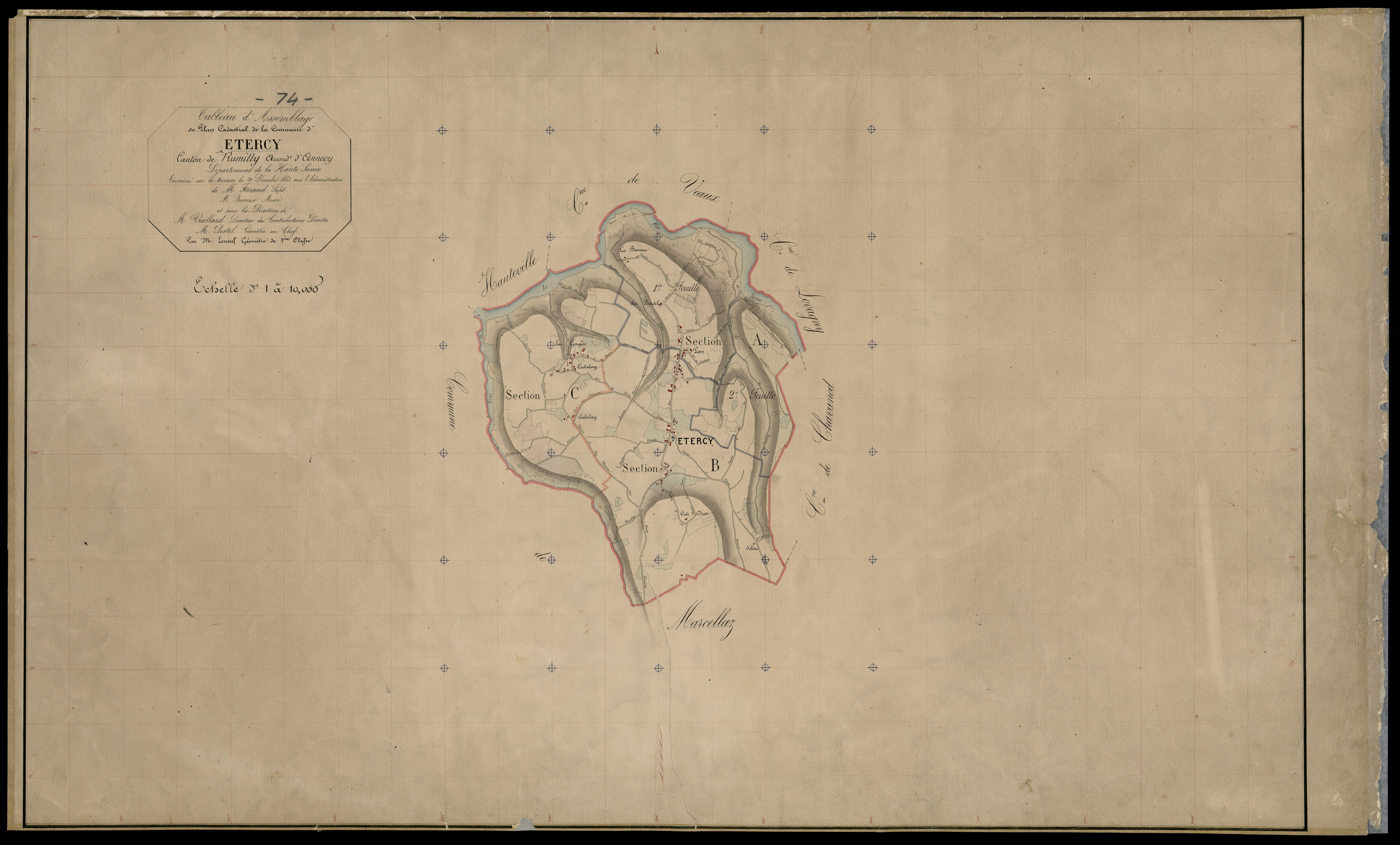 Plan parcellaire - 1863