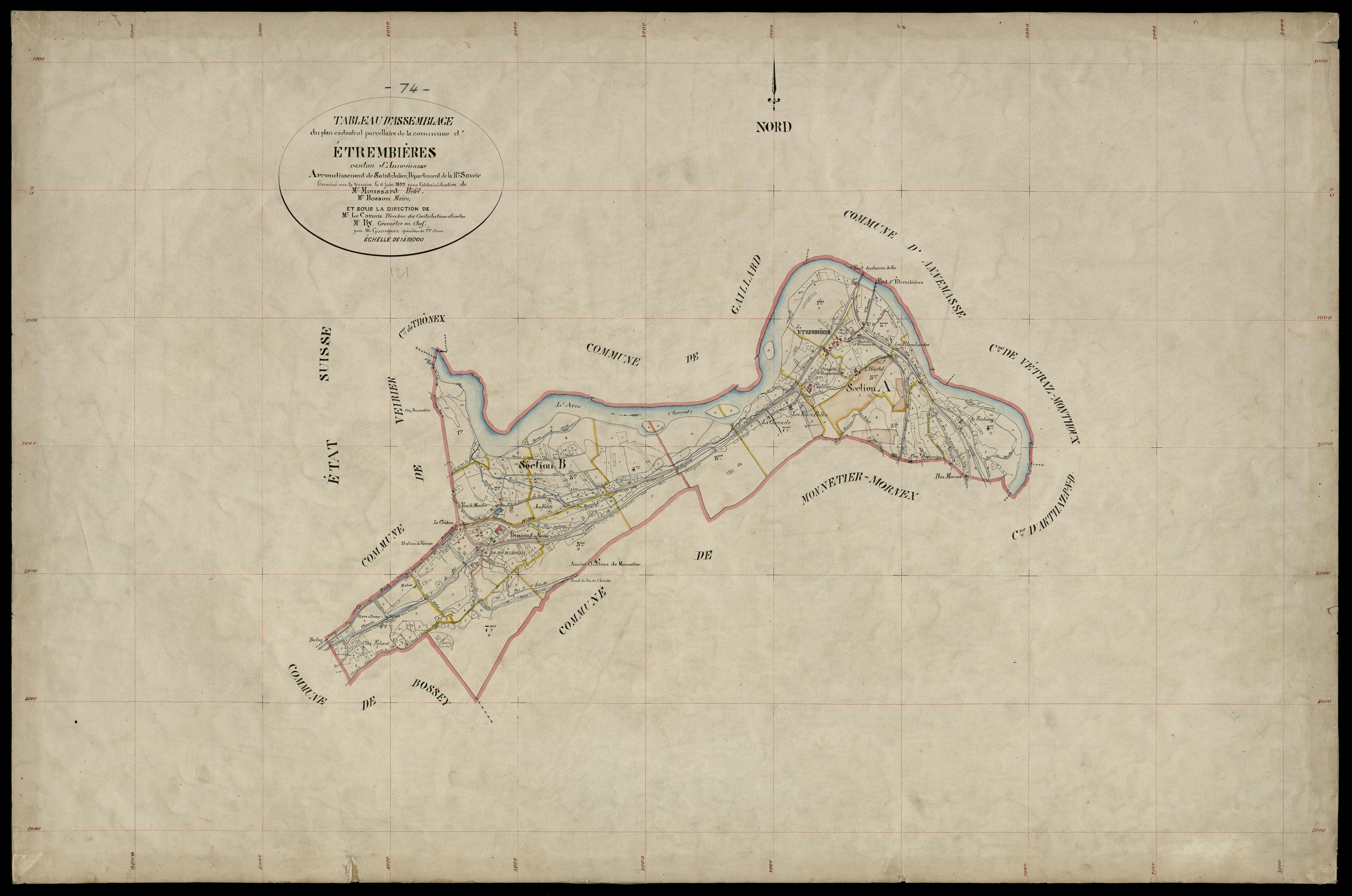 Plan parcellaire - 1899