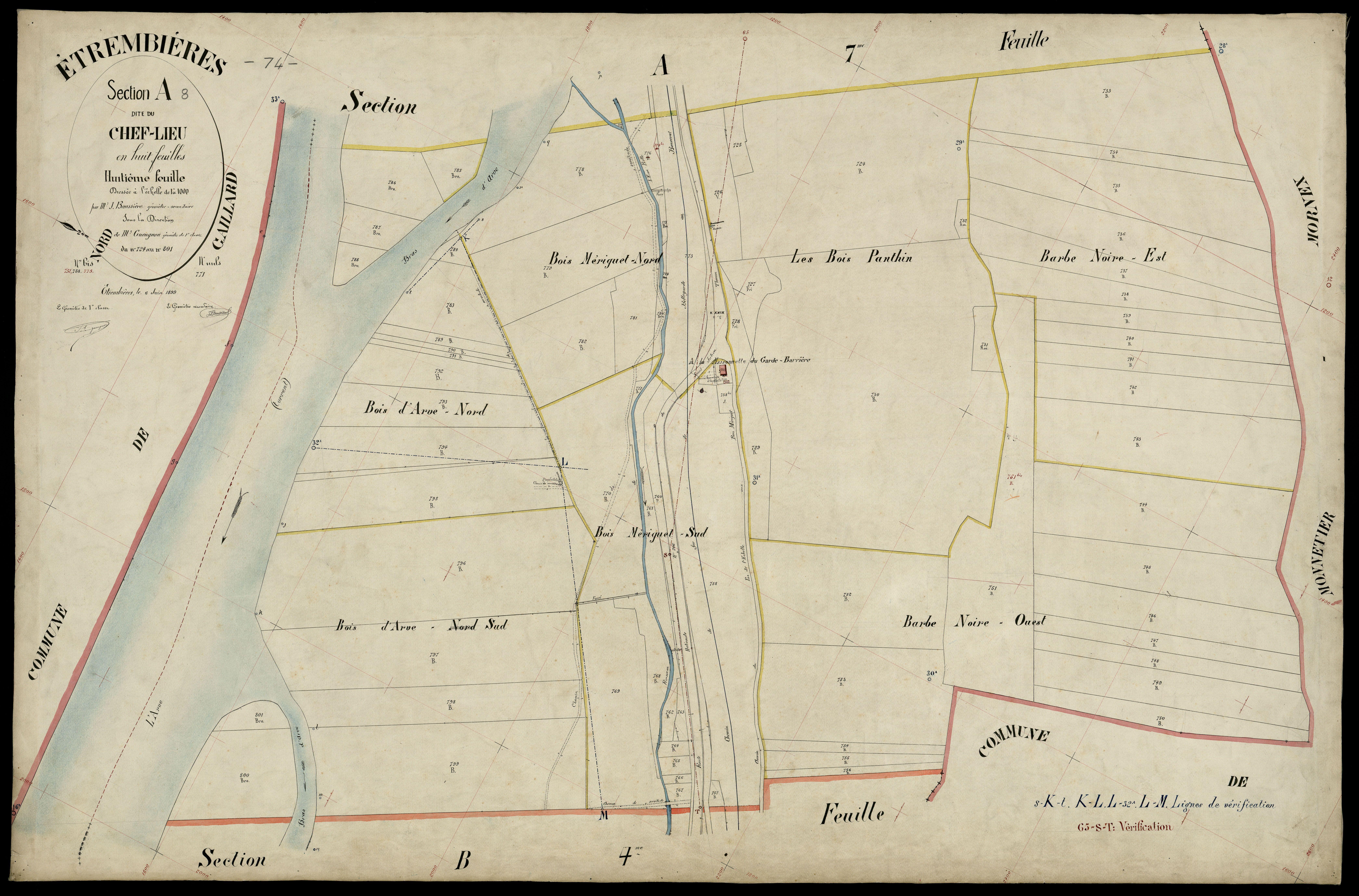 Section B : Pas de l'Echelle - 1899