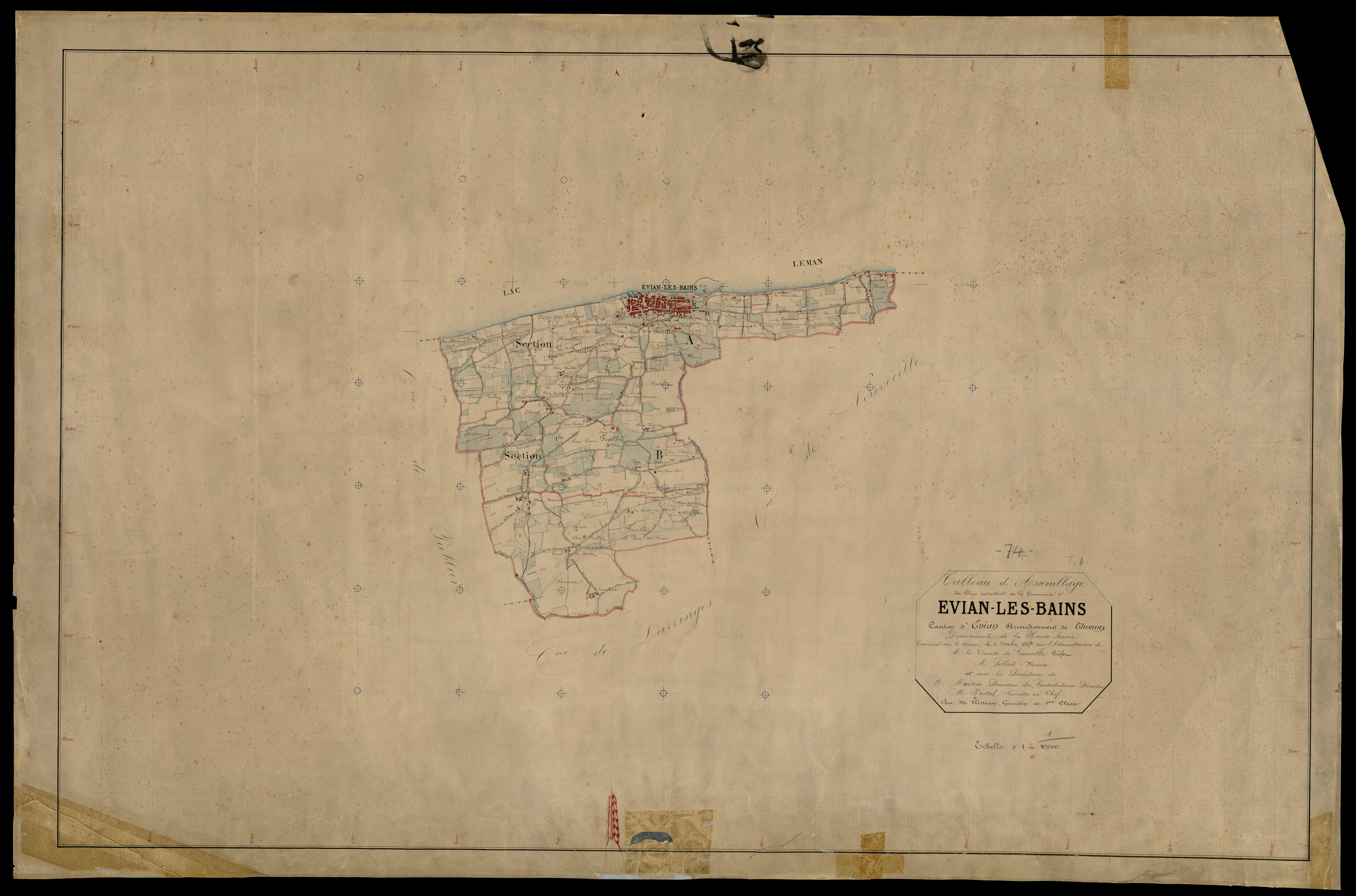 Plan parcellaire - 1867