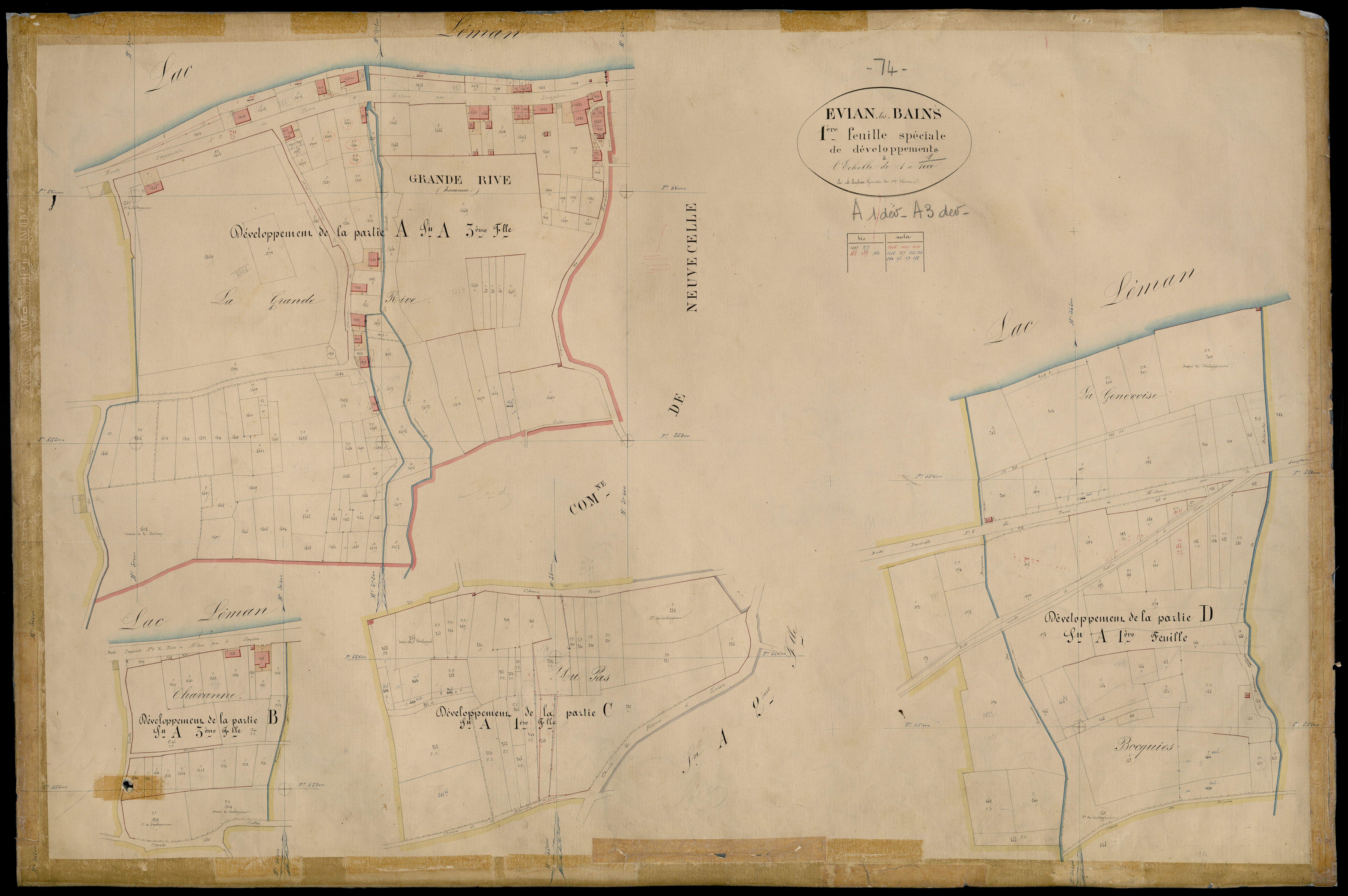Section B : Chez Bavoux - 1867