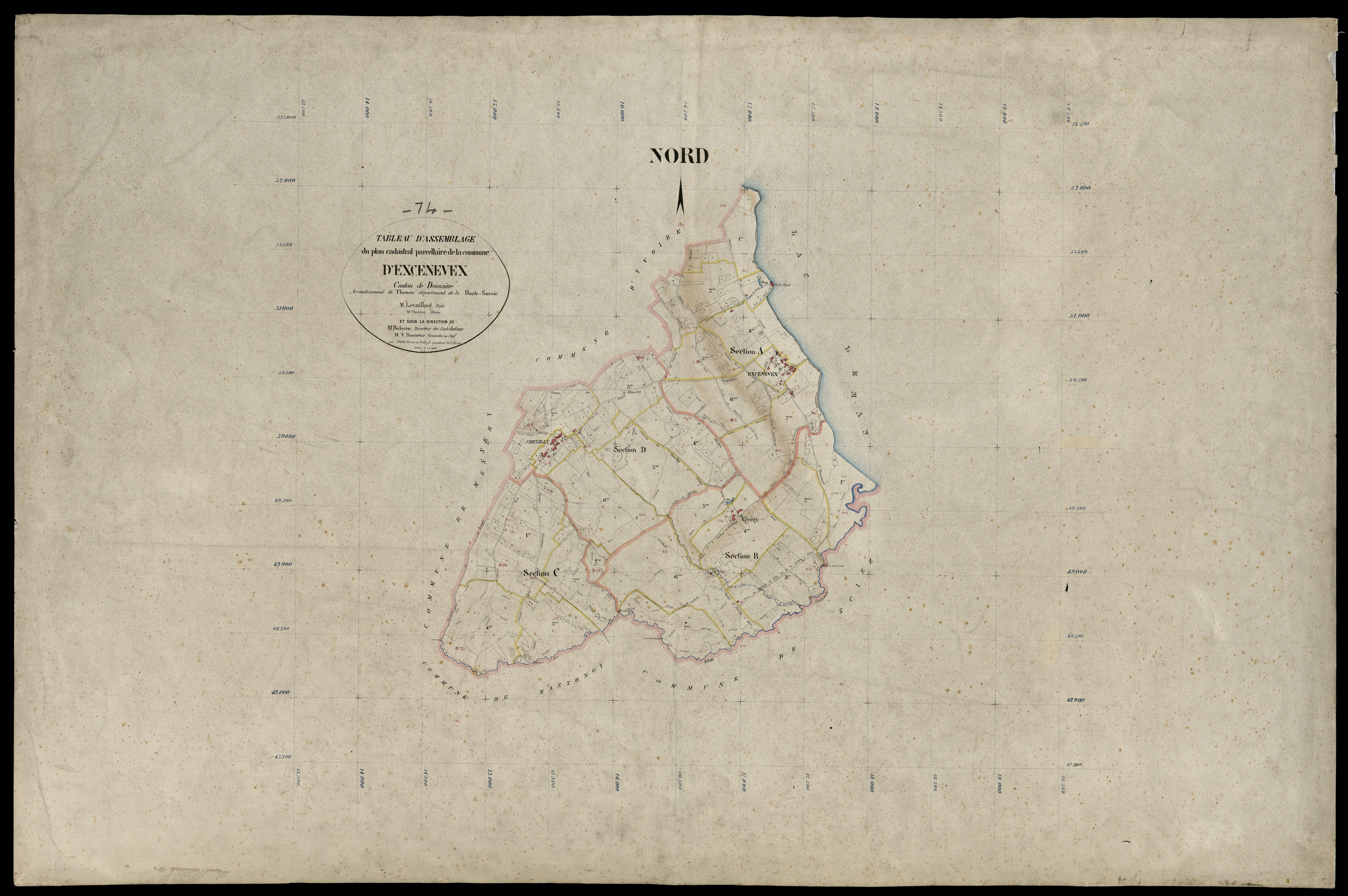 Plan parcellaire - 1879-1882