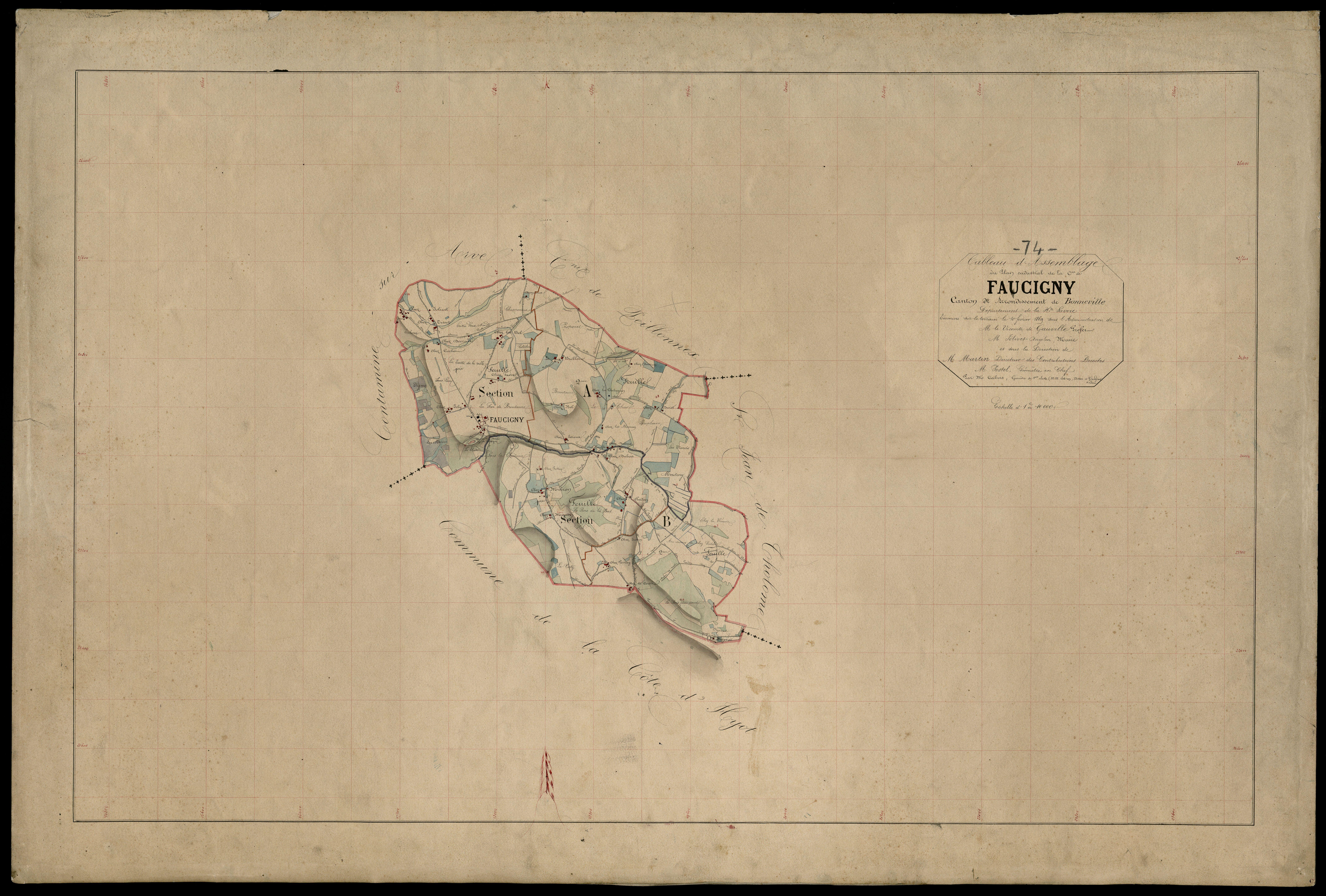 Plan parcellaire - 1863-1868