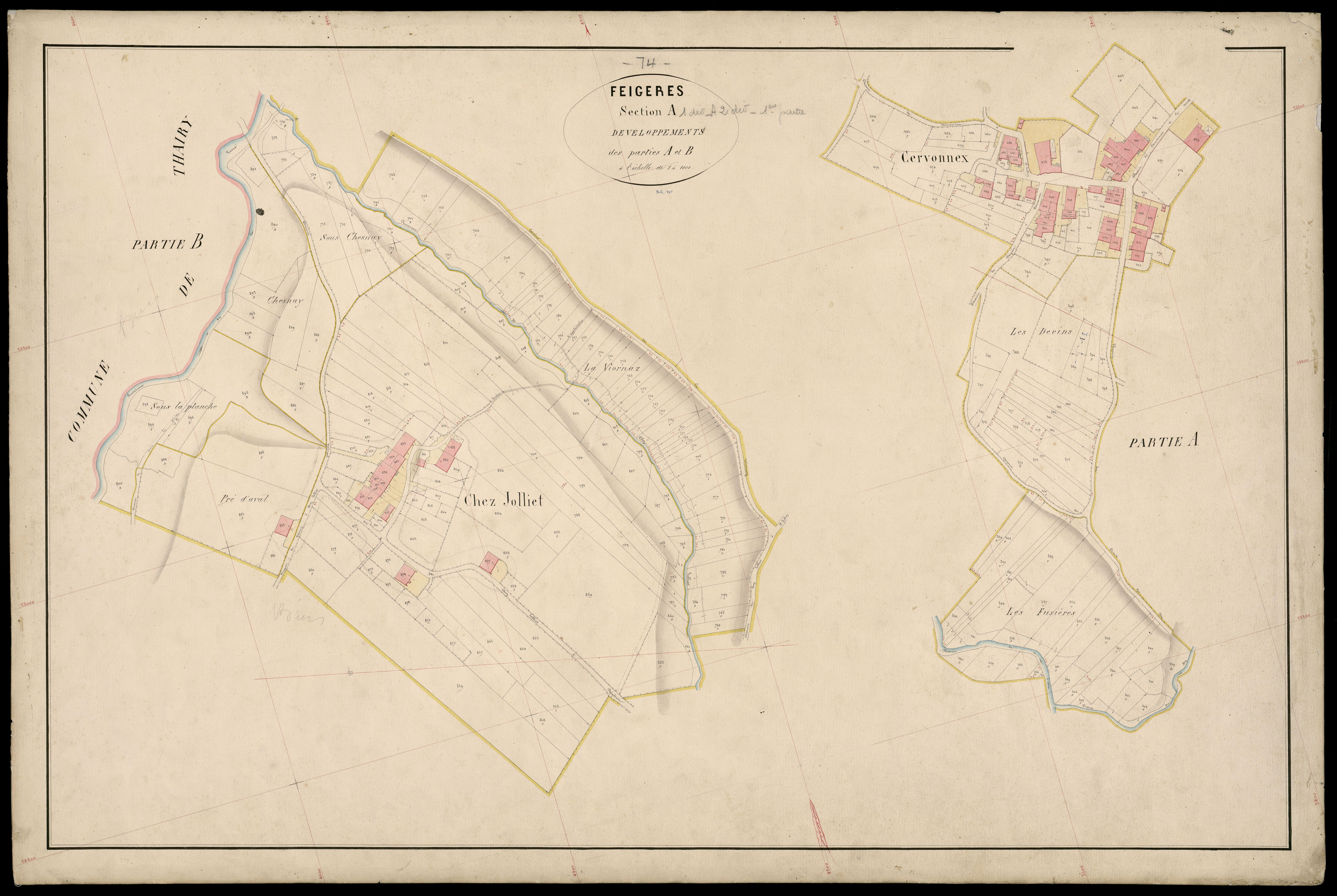 3 P 3 4706 - , parcelles n° 1209 à 147 et 199 à 1688 -