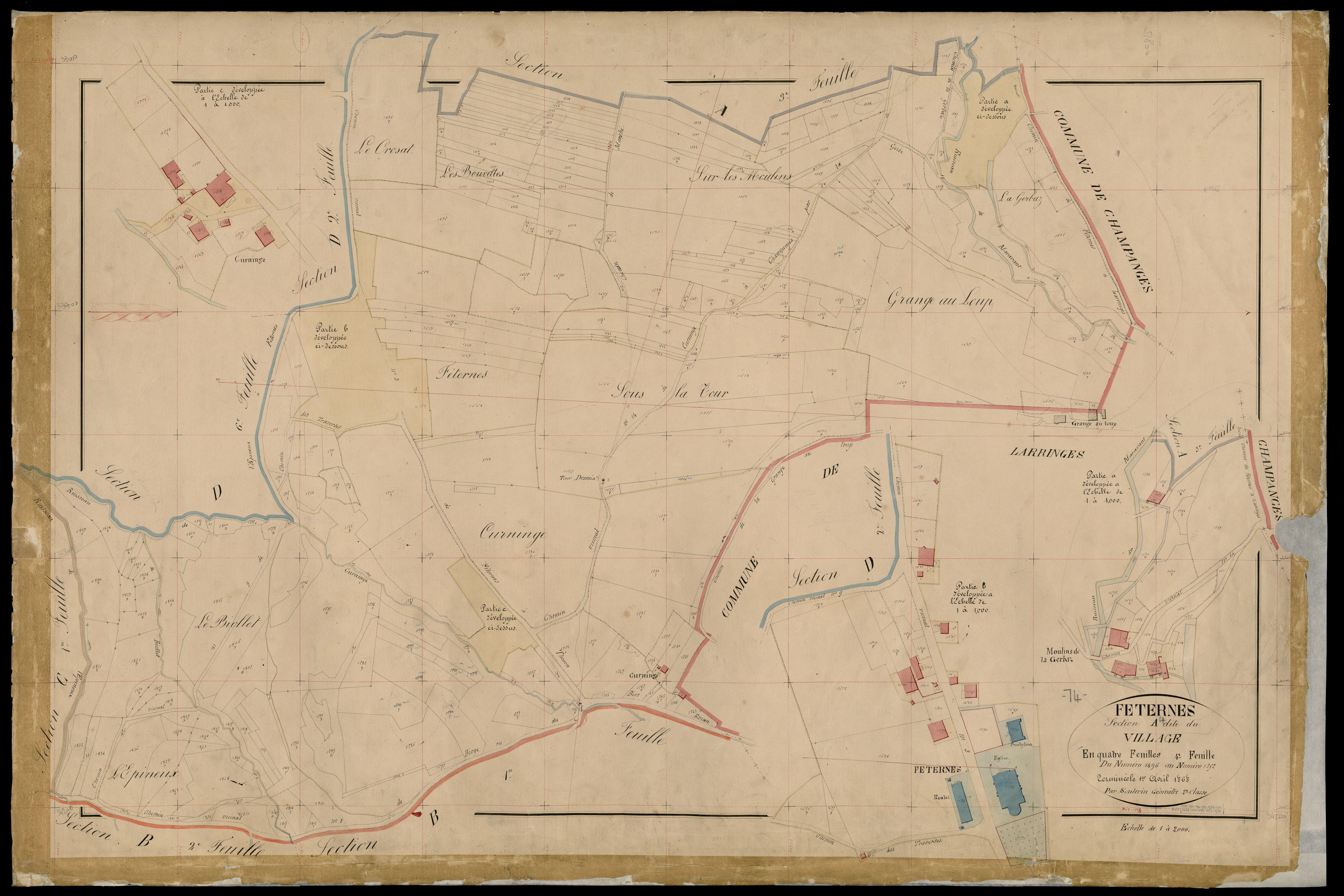 Section B : Portay - 1868
