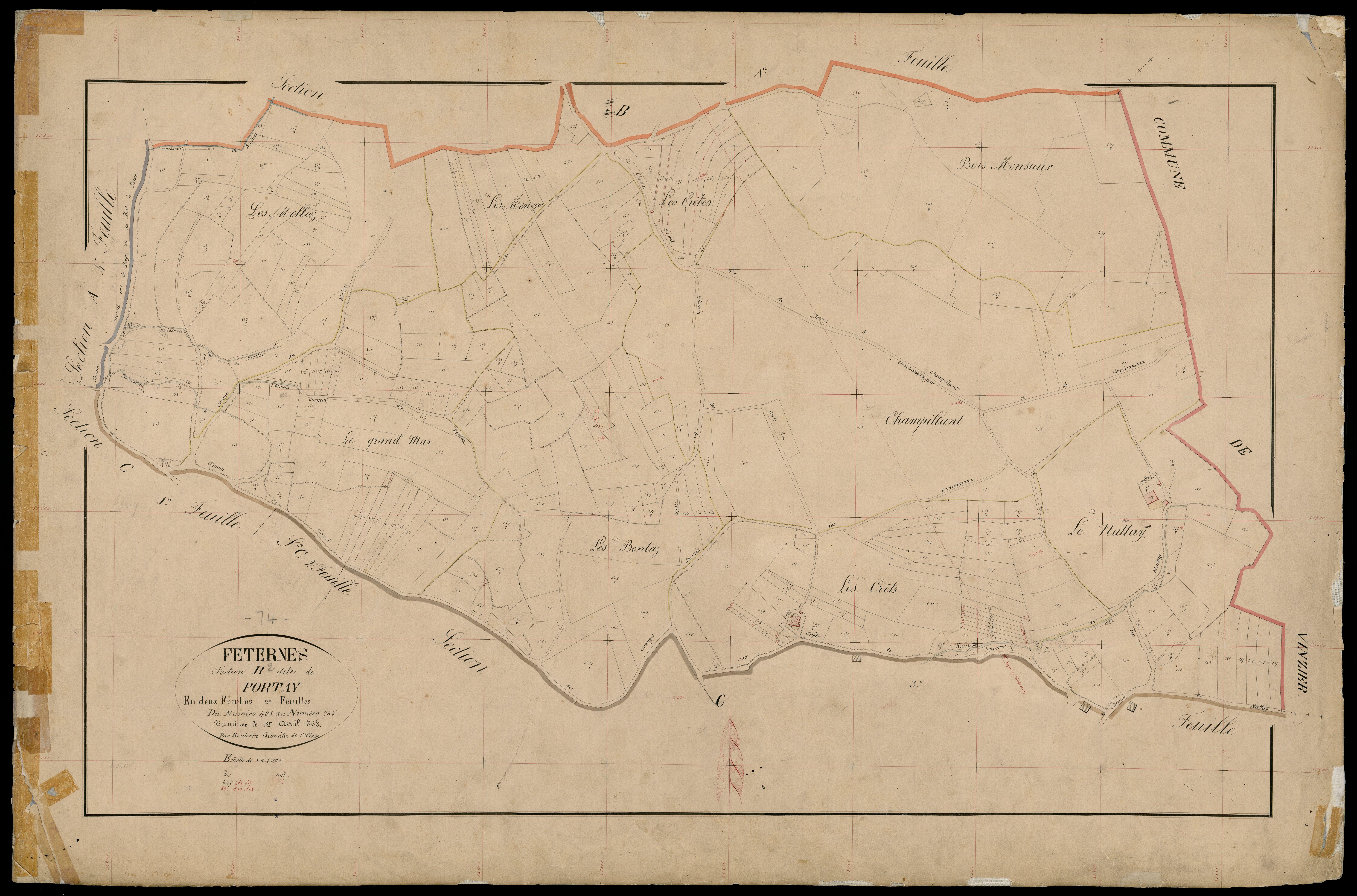 Section C : Vougron - 1868