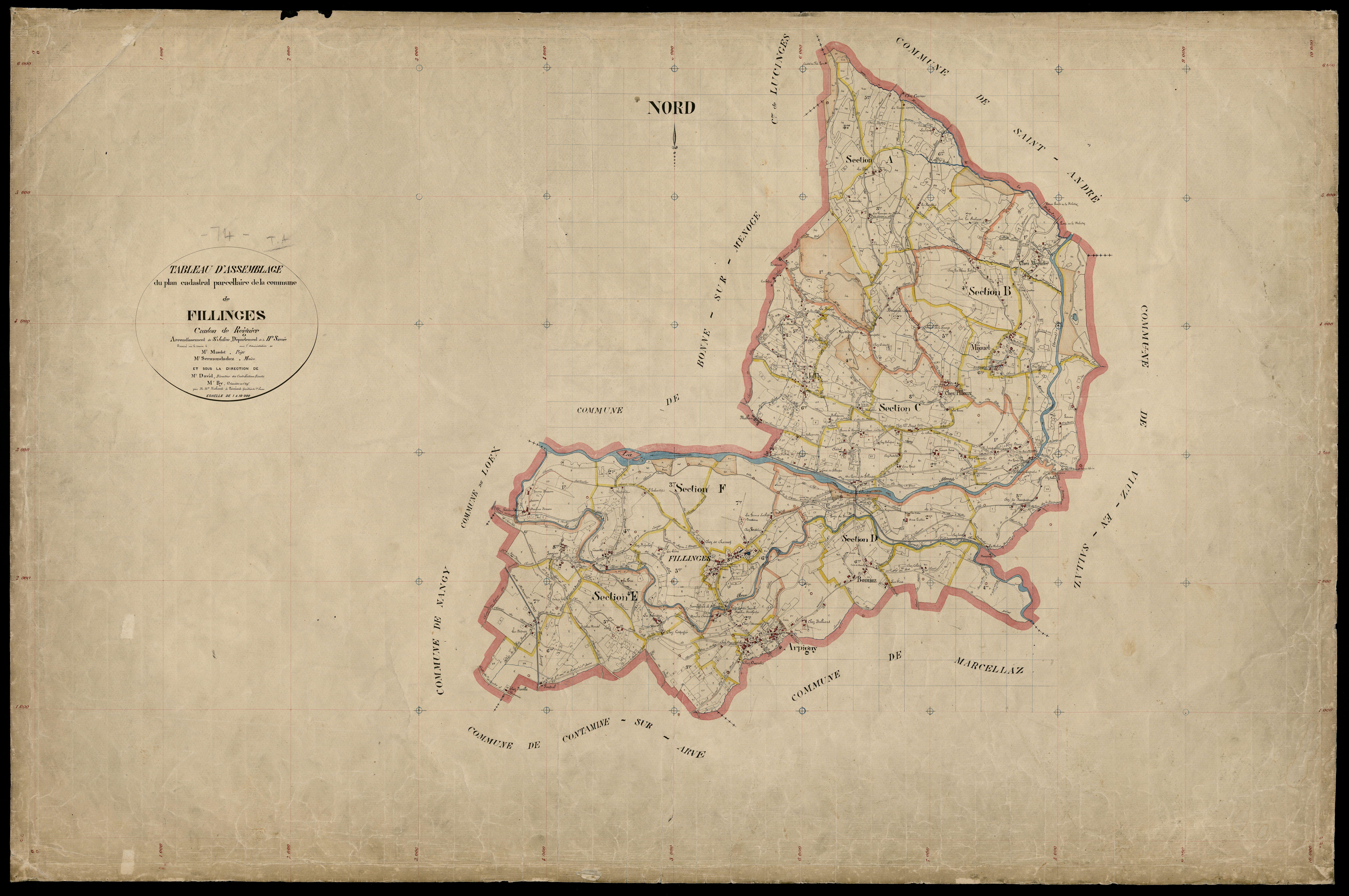 Plan parcellaire - 1894-1895