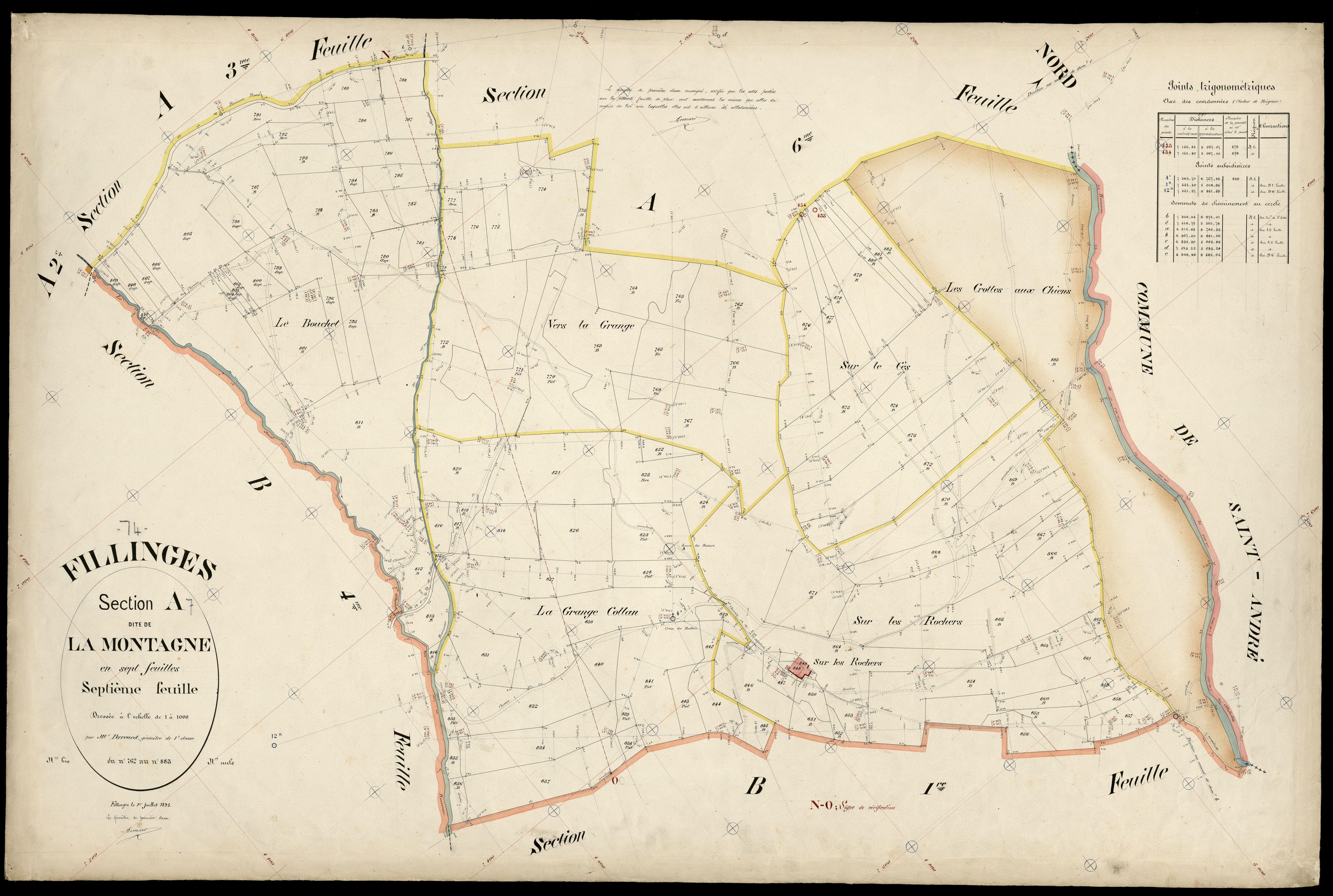 Section B : Mijouet - 1894-1895
