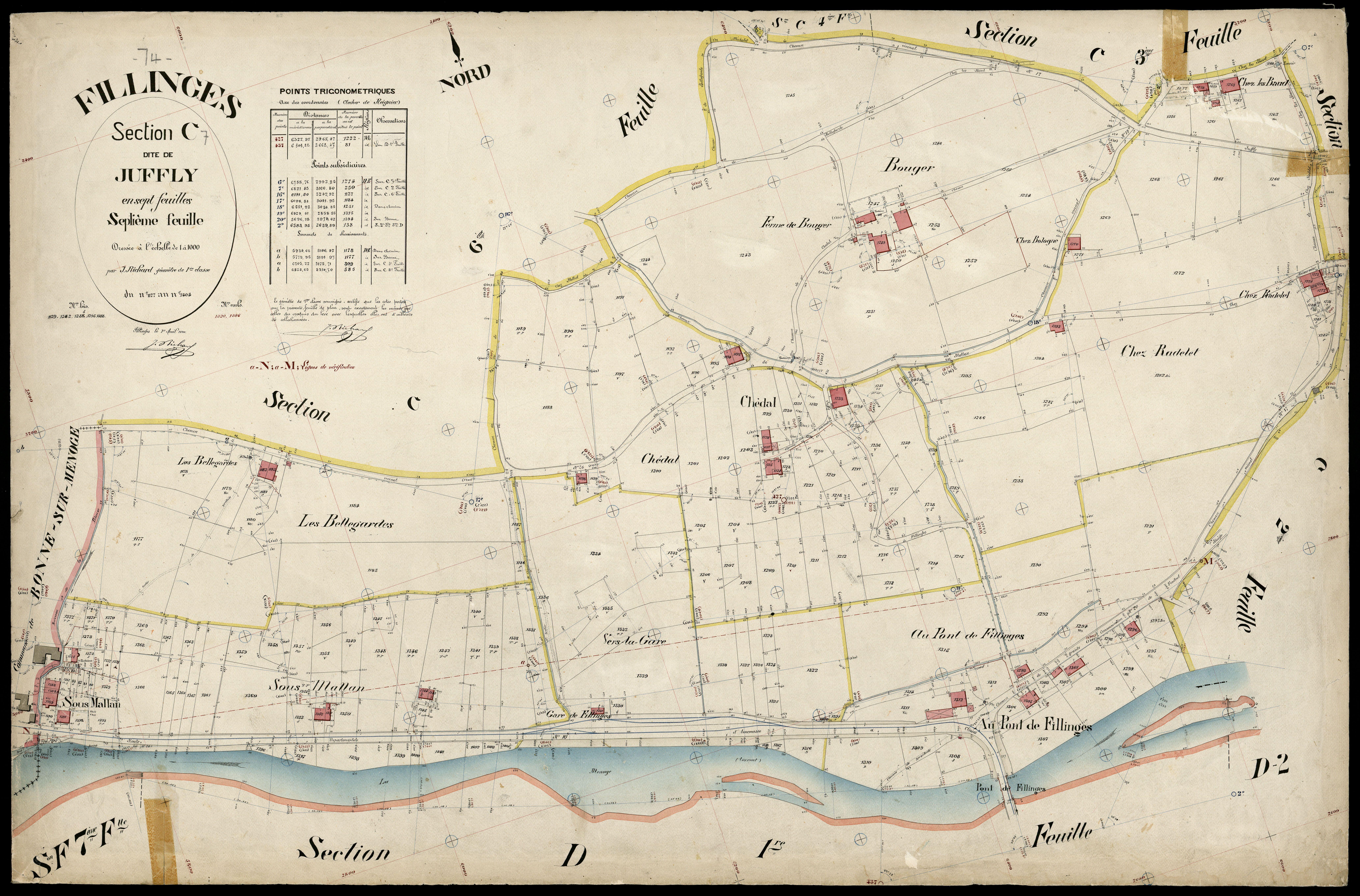 Section D : Bonnaz - 1894