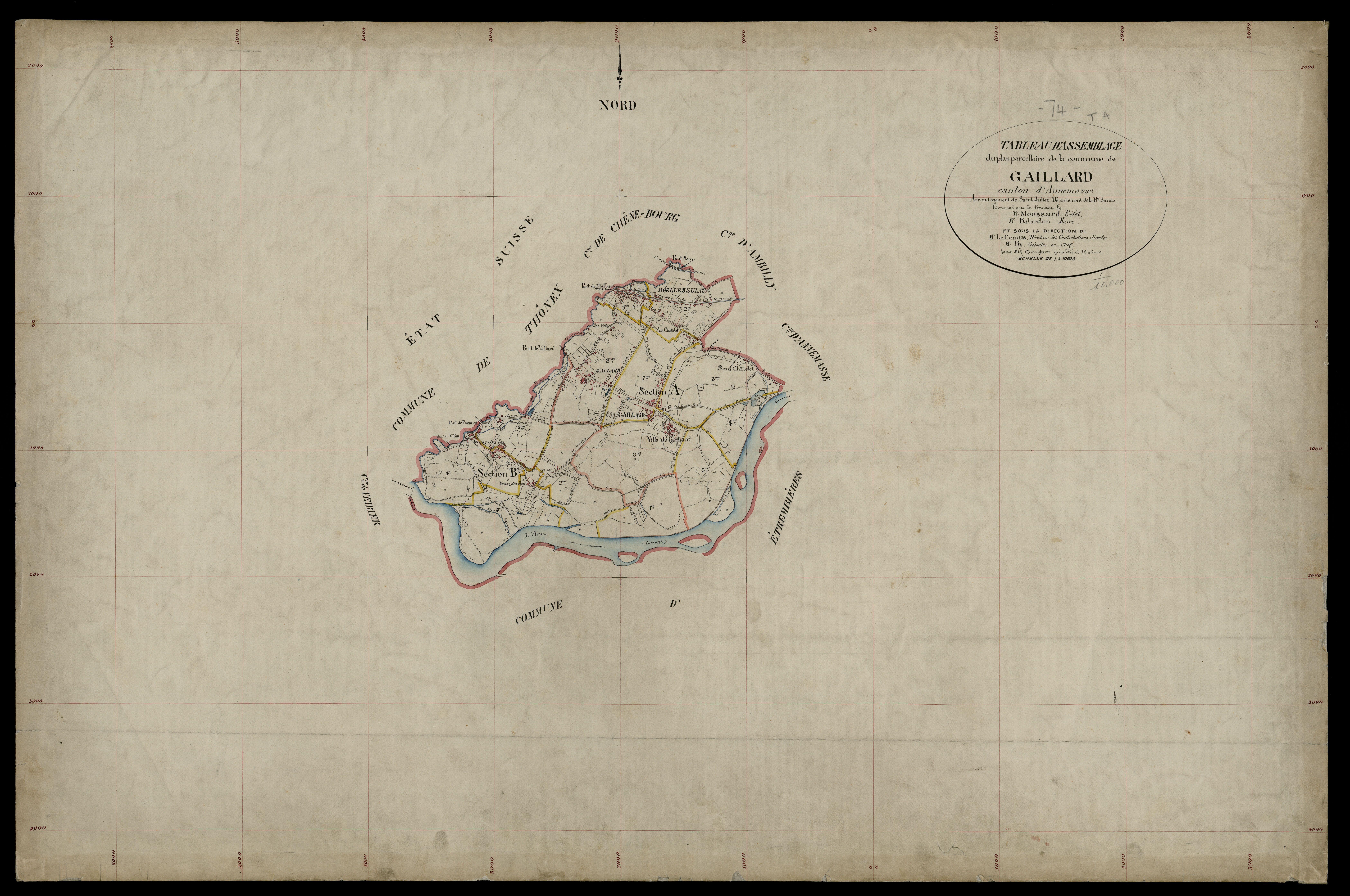 Plan parcellaire - 1898-1899