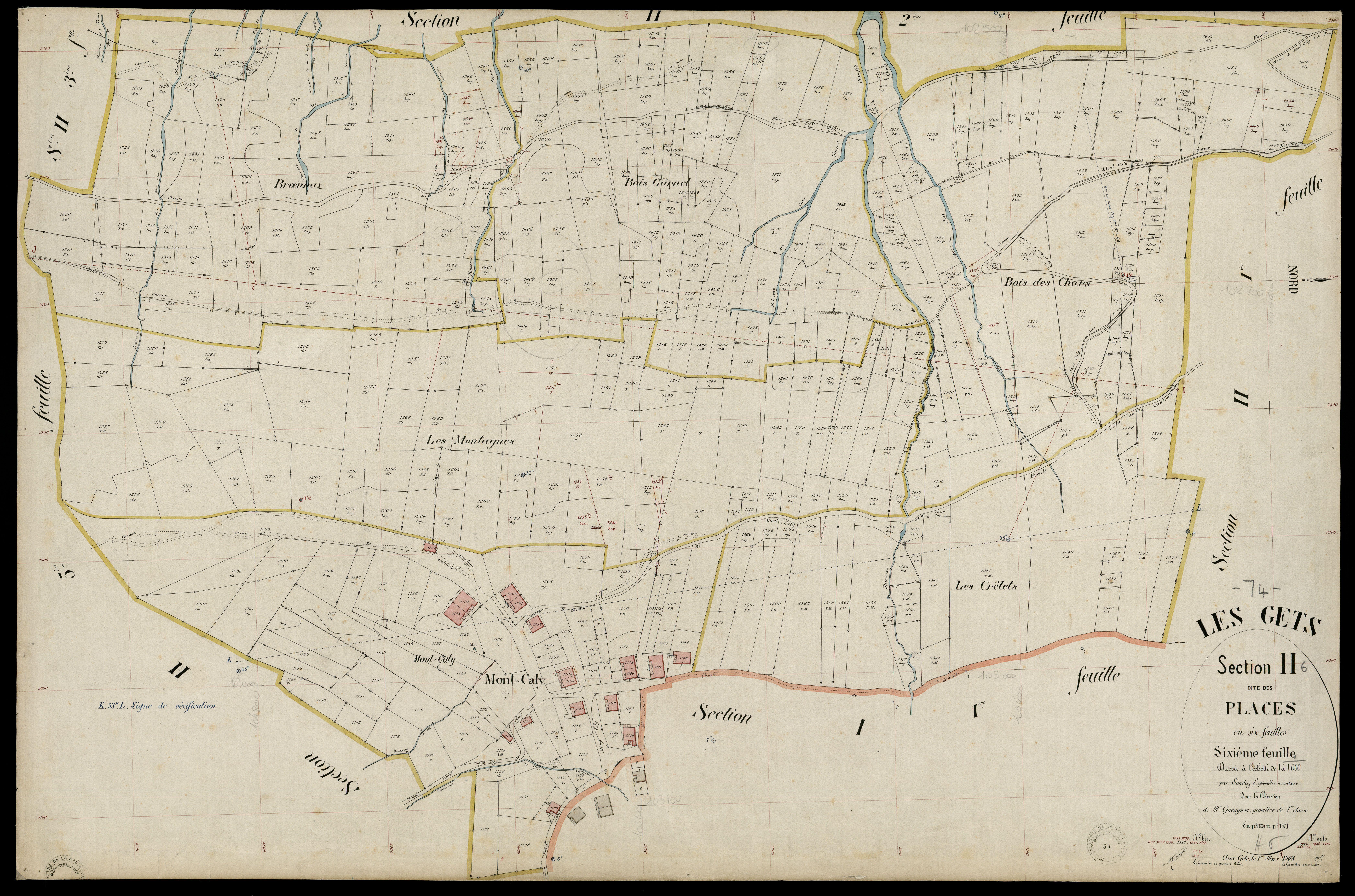 Section I : le Bénevy - 1903