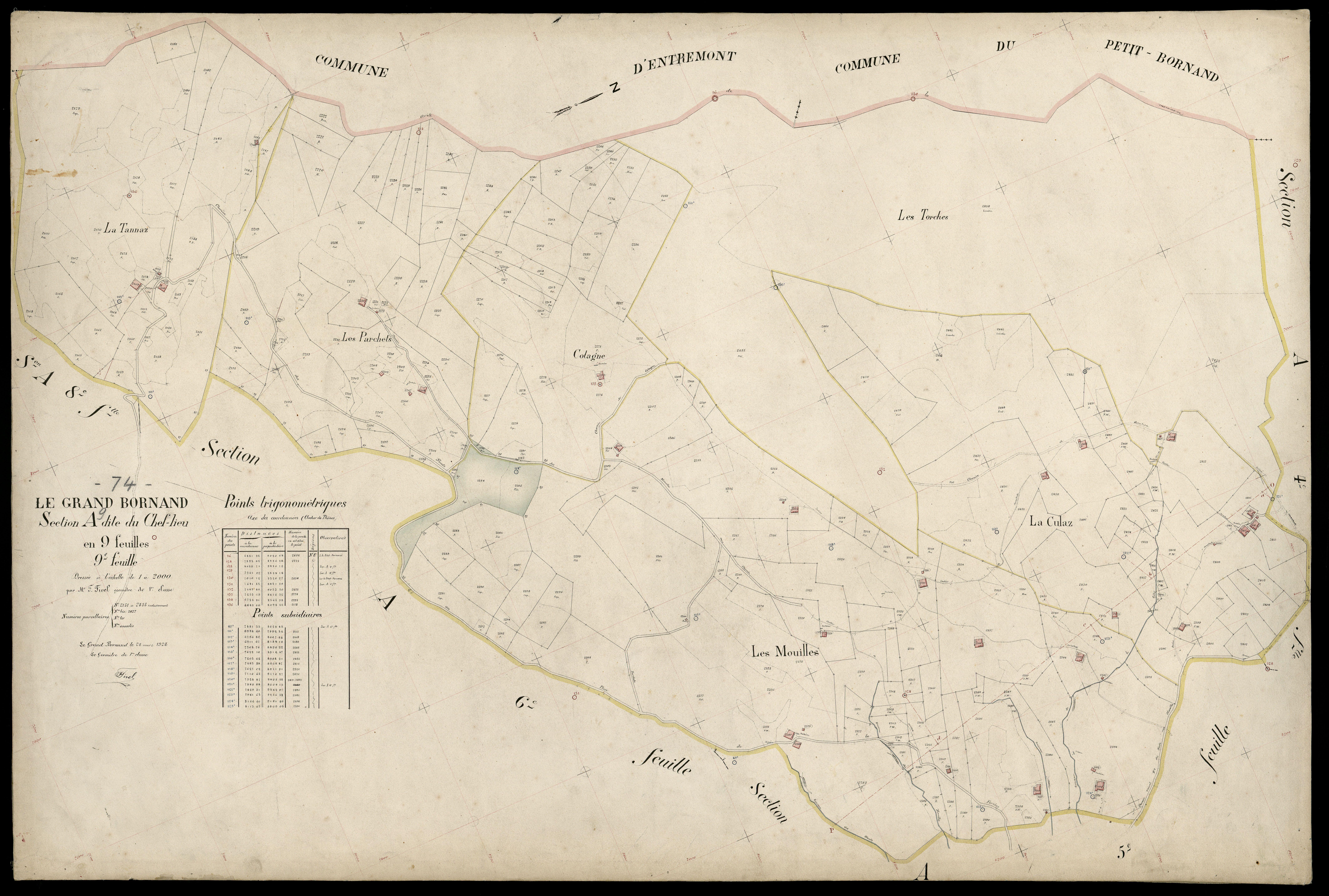 Section B : les Envers - 1924