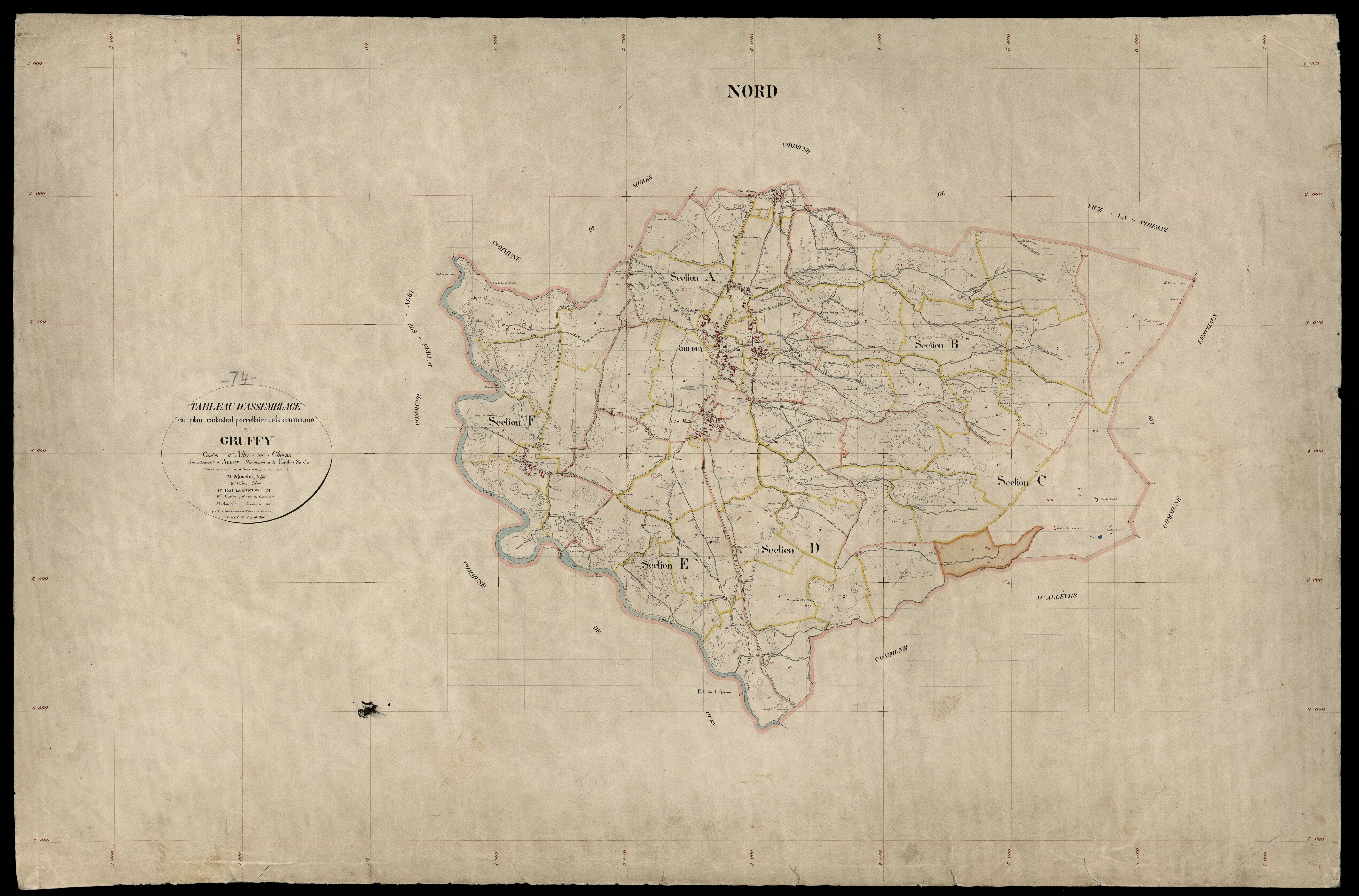 Plan parcellaire - 1891