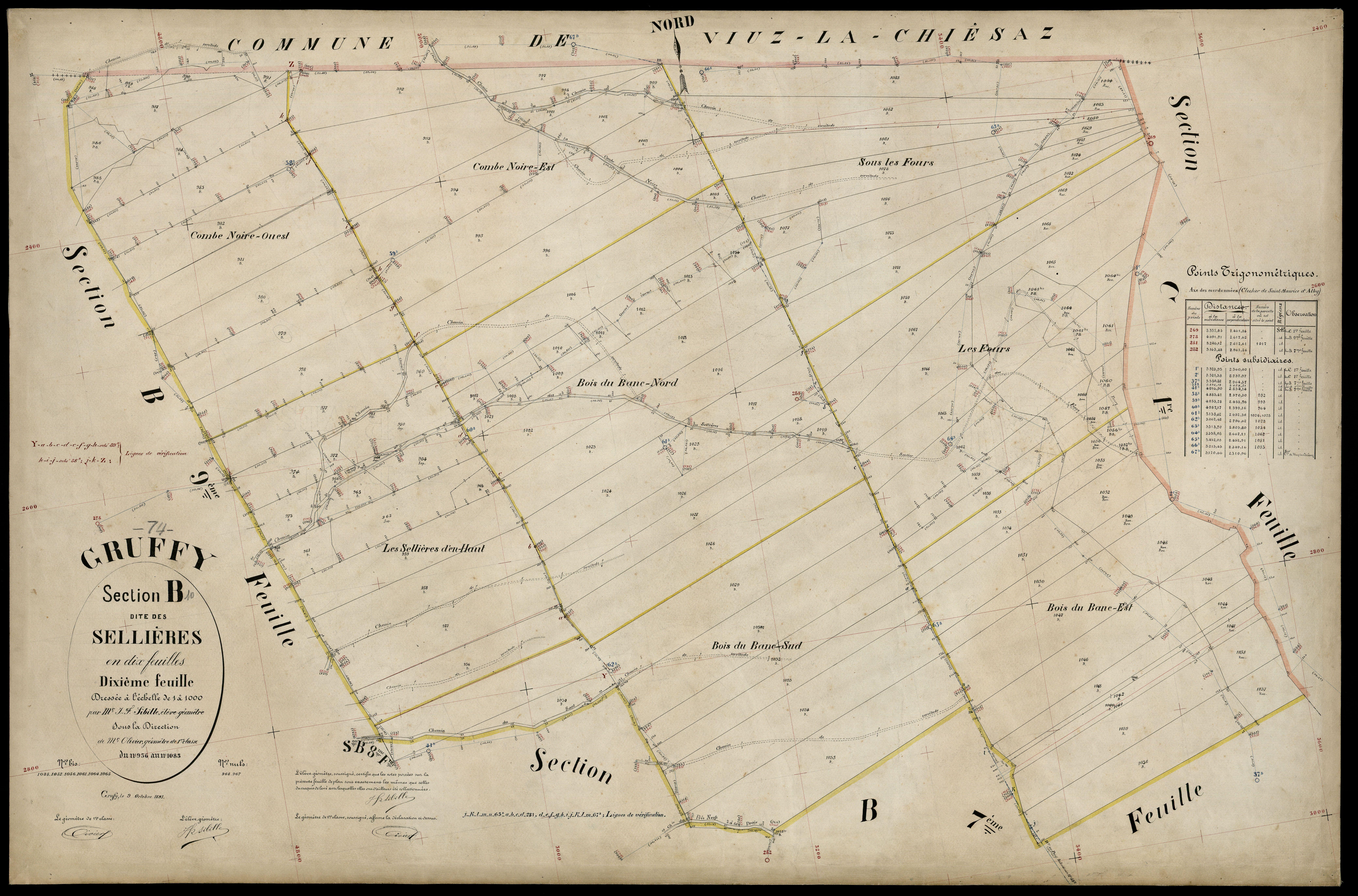Section C : La Montagne - 1891