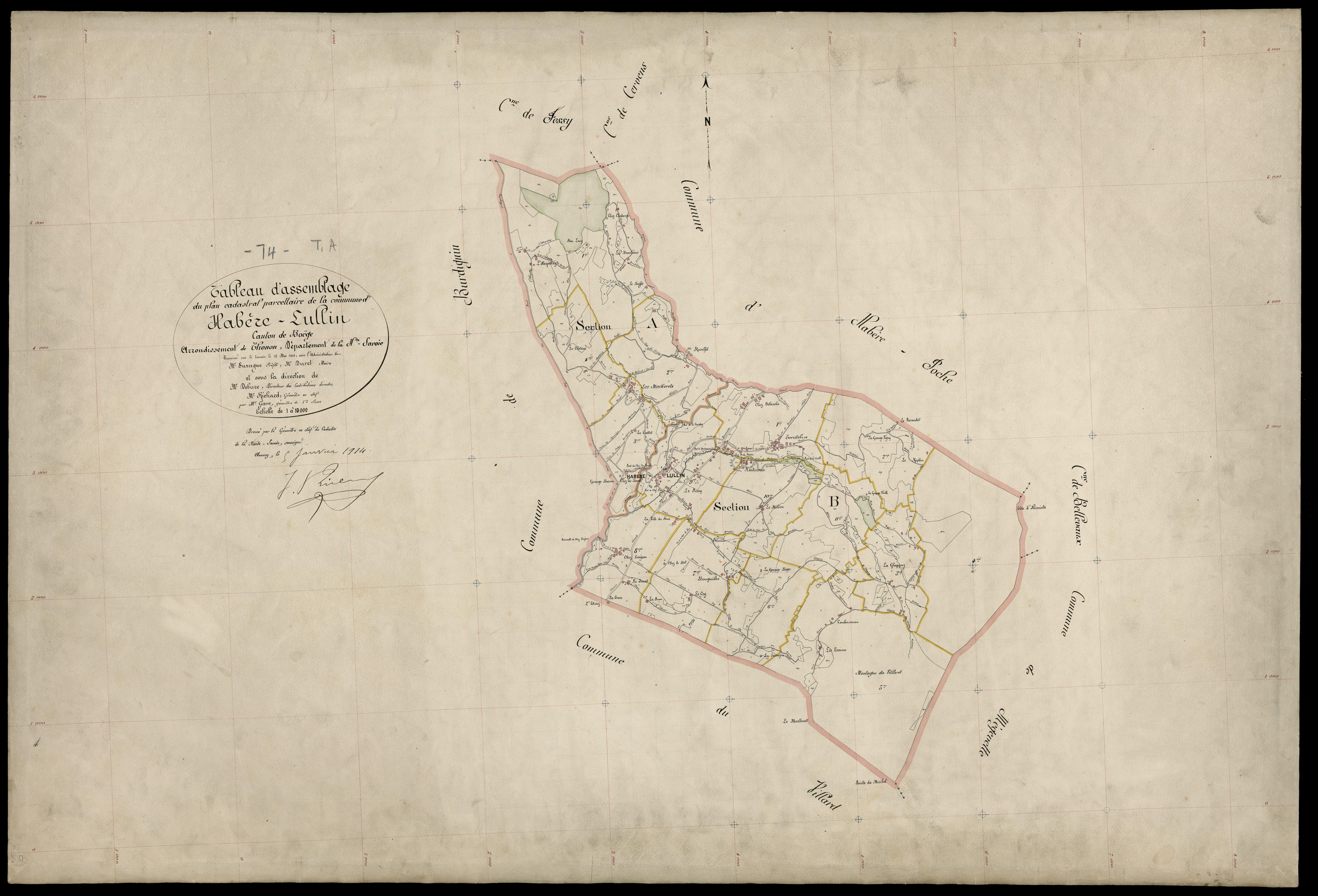 Plan parcellaire - 1913