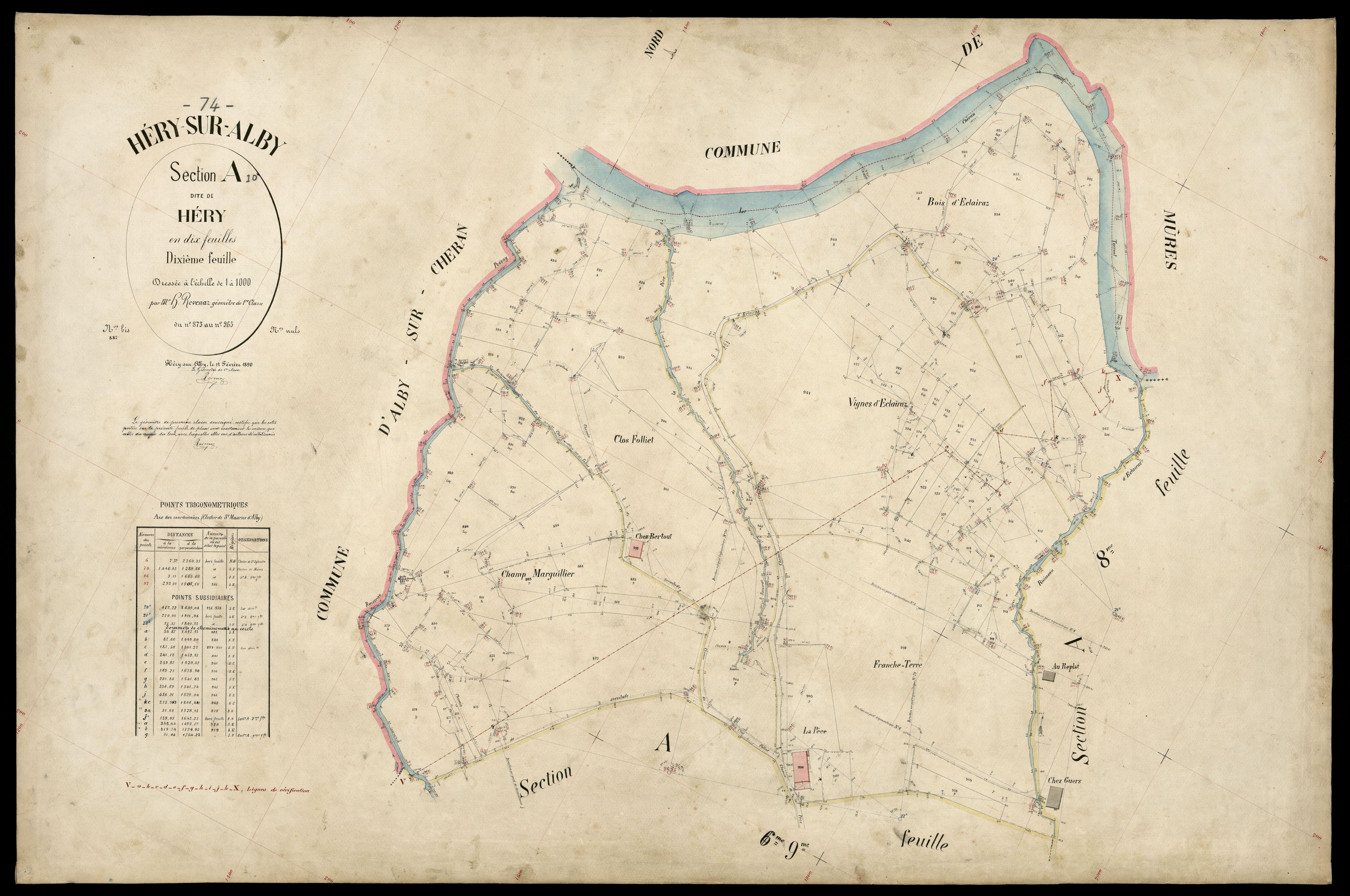 Section B : Molnaz - 1890