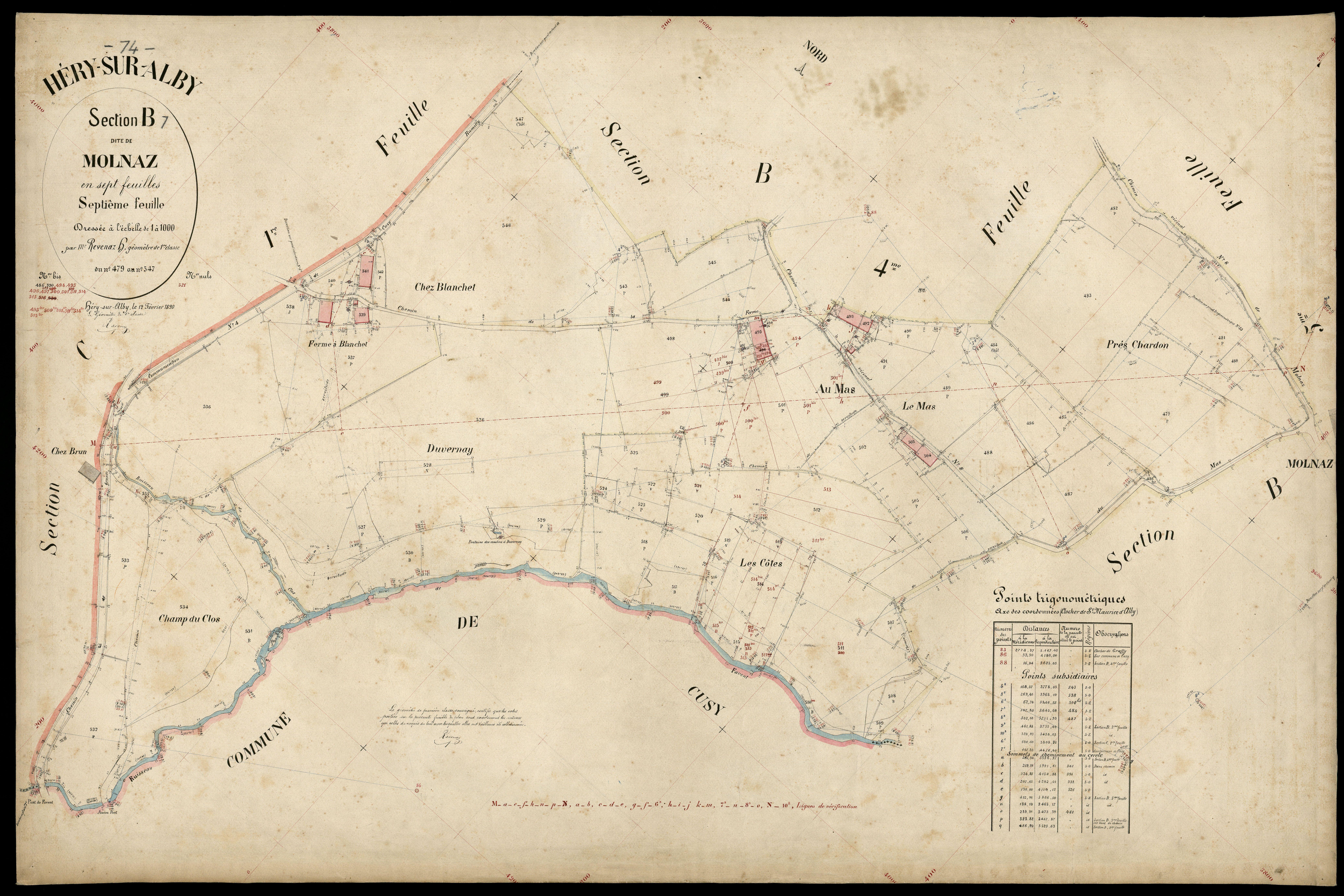 Section C : Boquerat - 1890