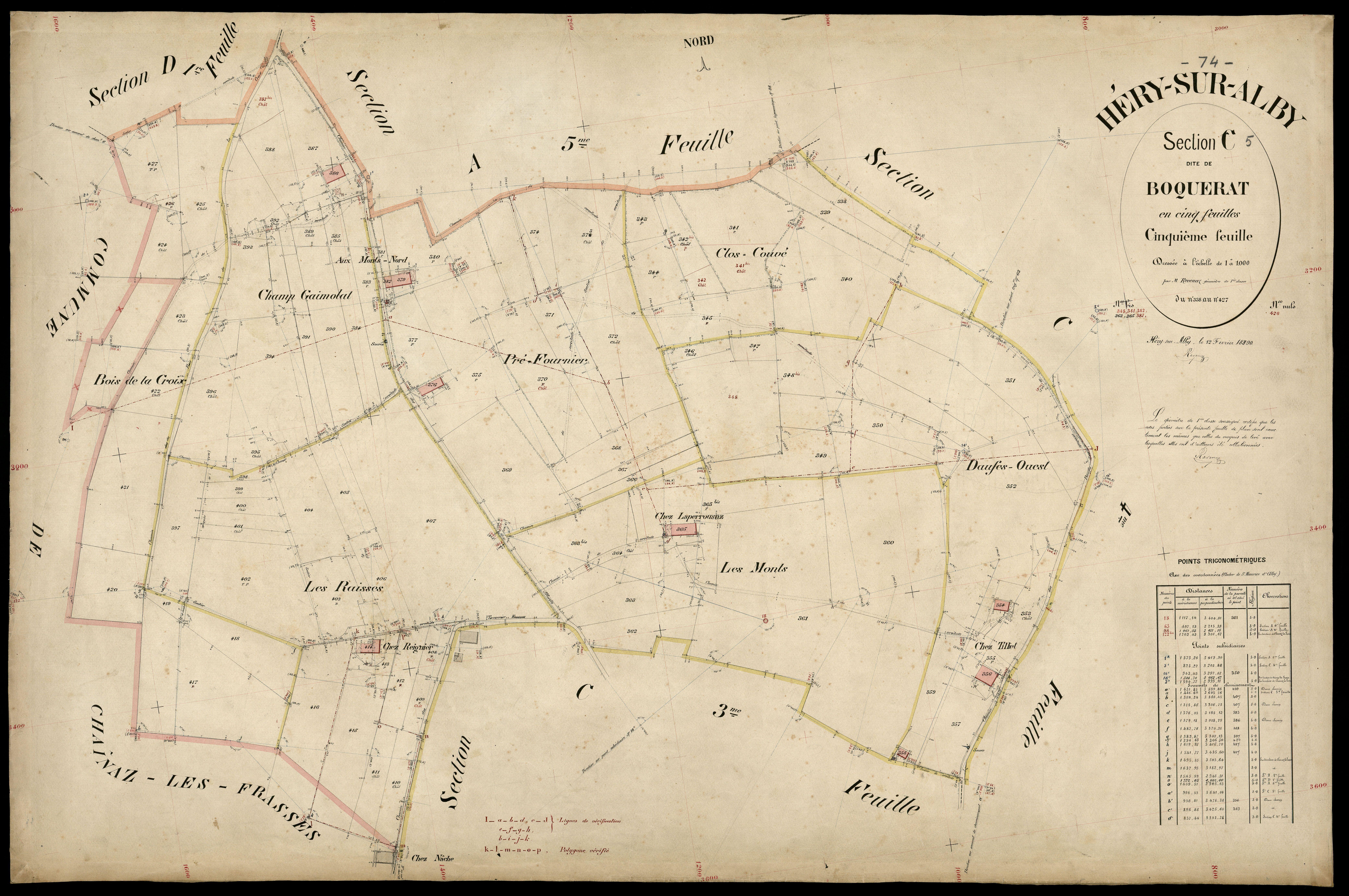 Section D : Liaudy - 1890