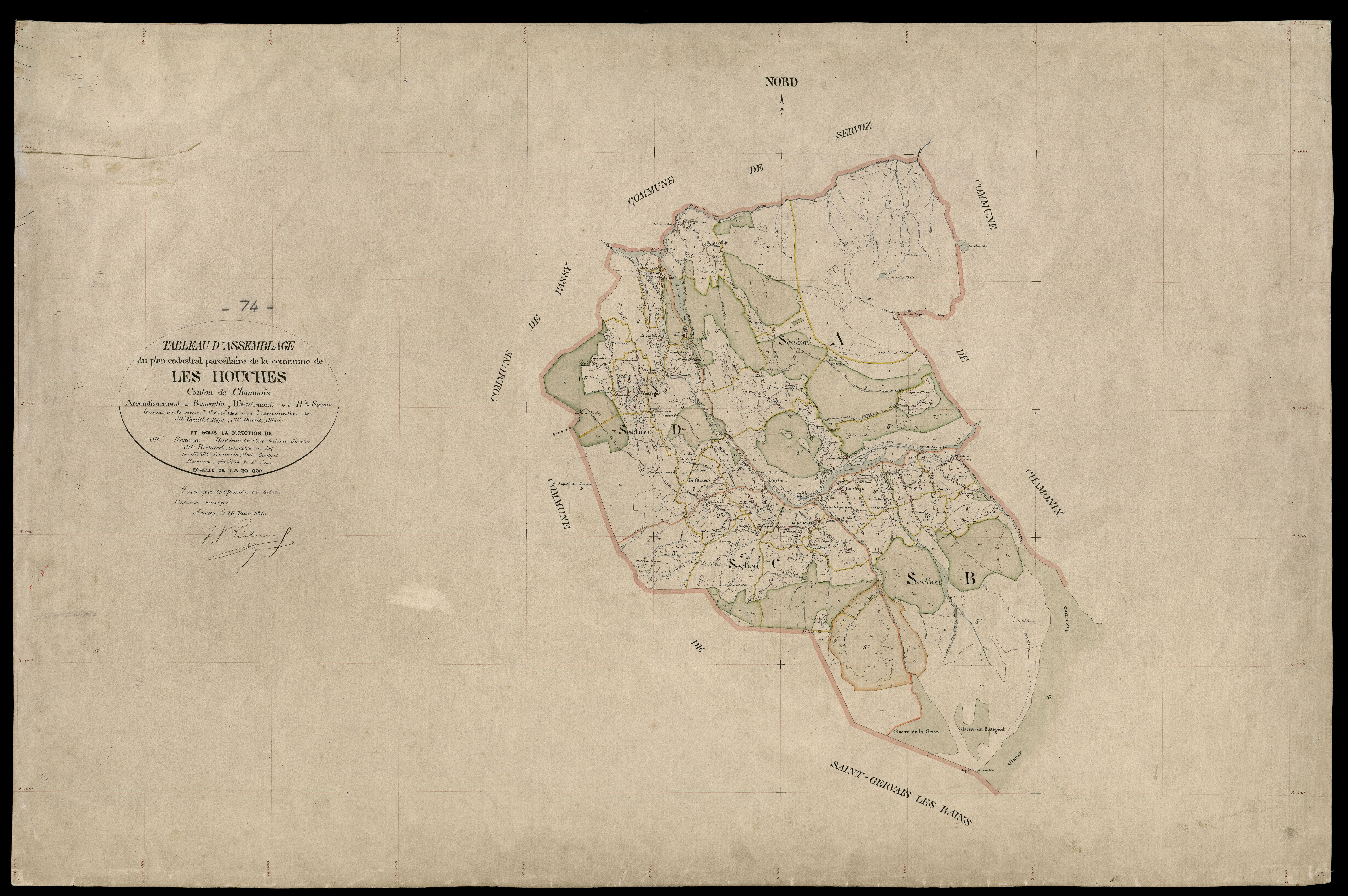 Plan parcellaire - 1922-1923