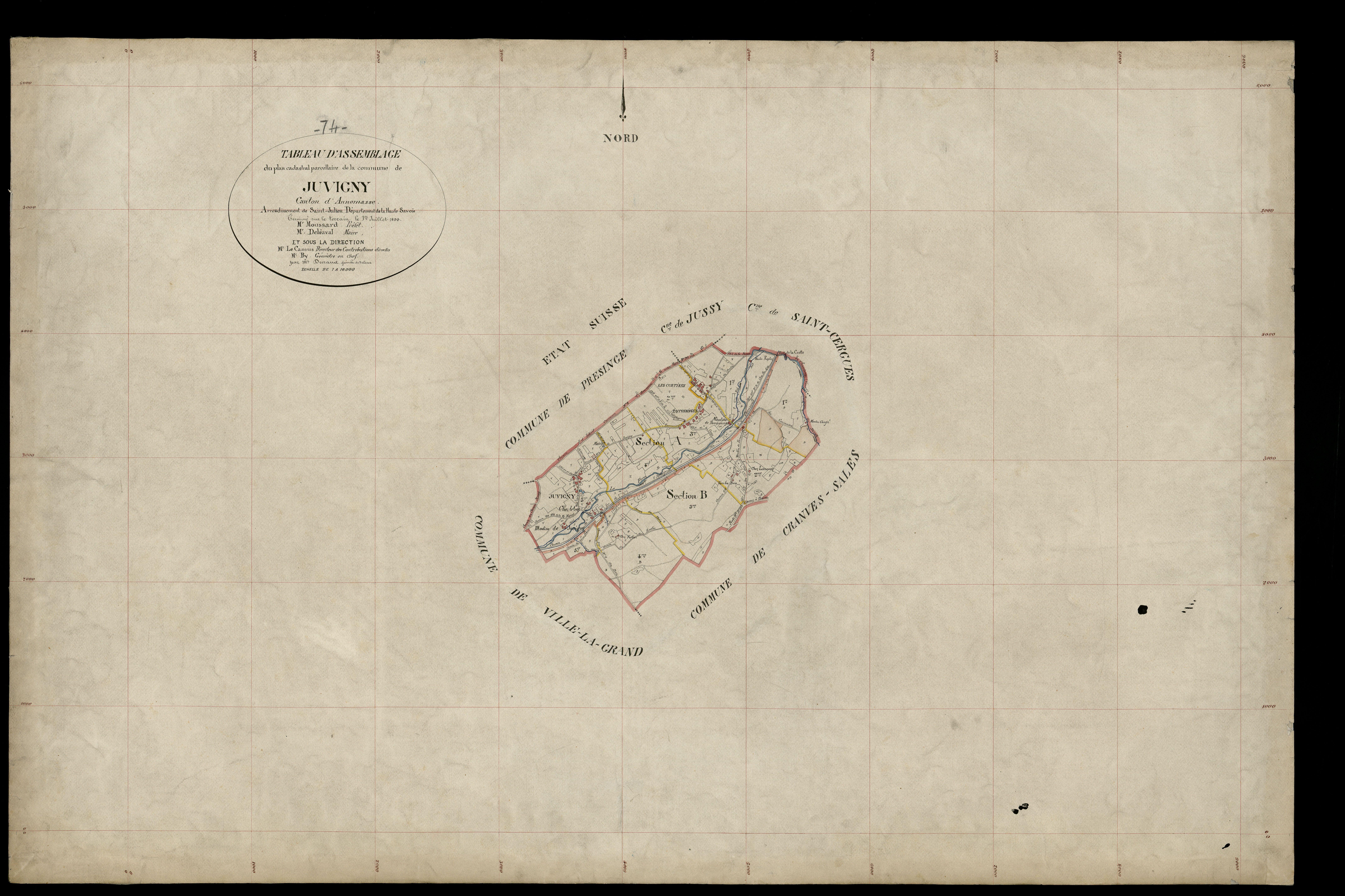 Plan parcellaire - 1899