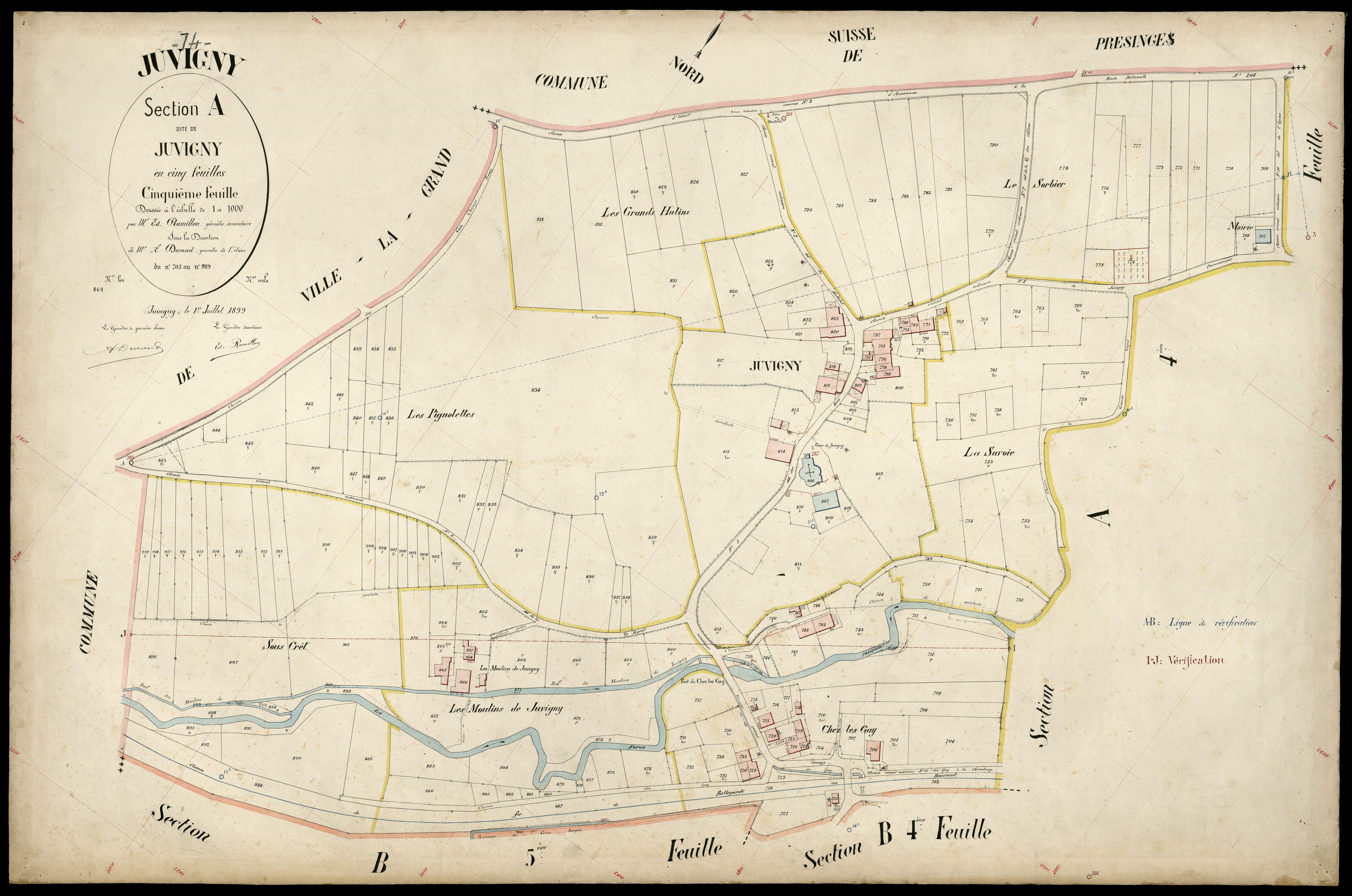 Section B : les Bois - 1899
