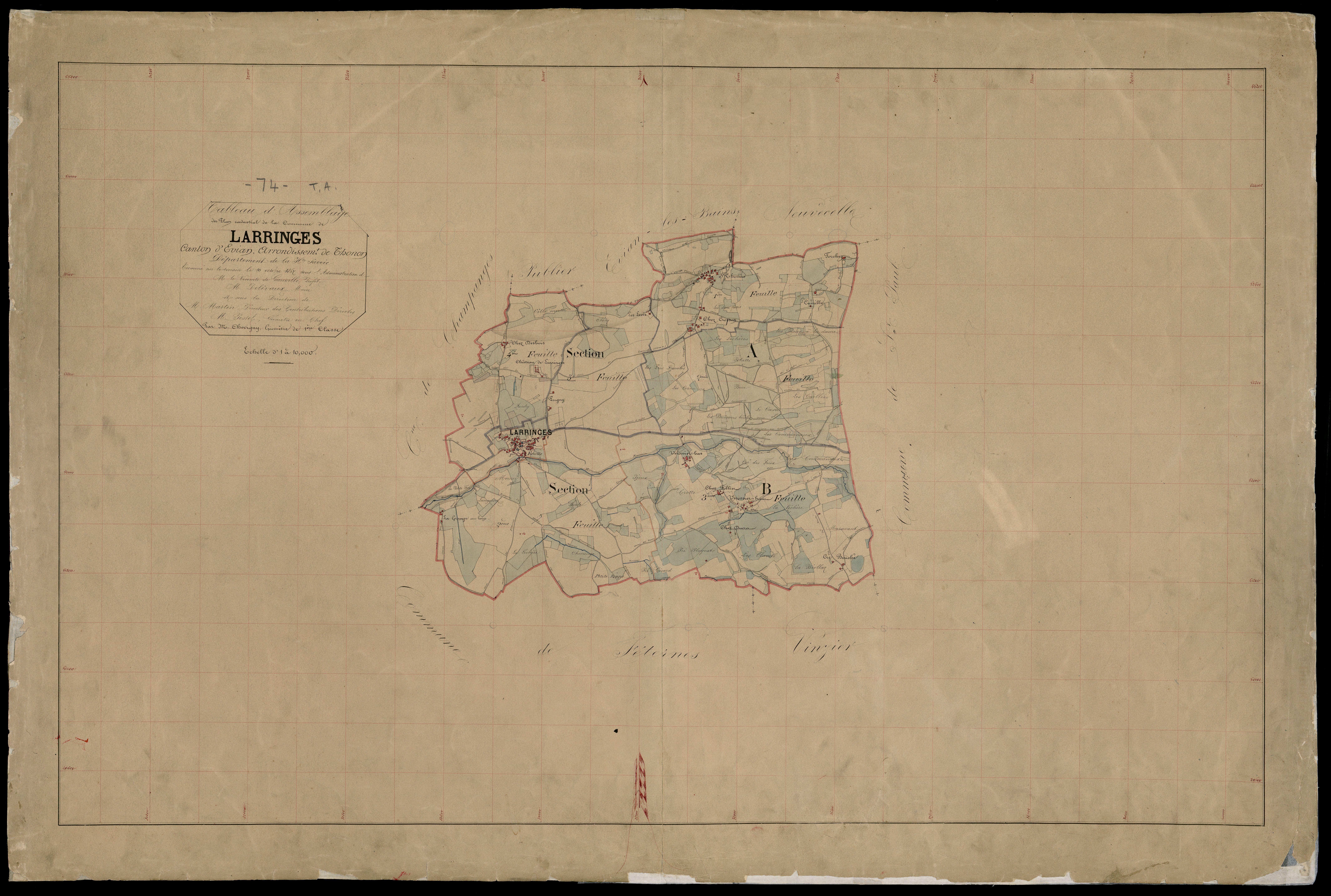 Plan parcellaire - 1867