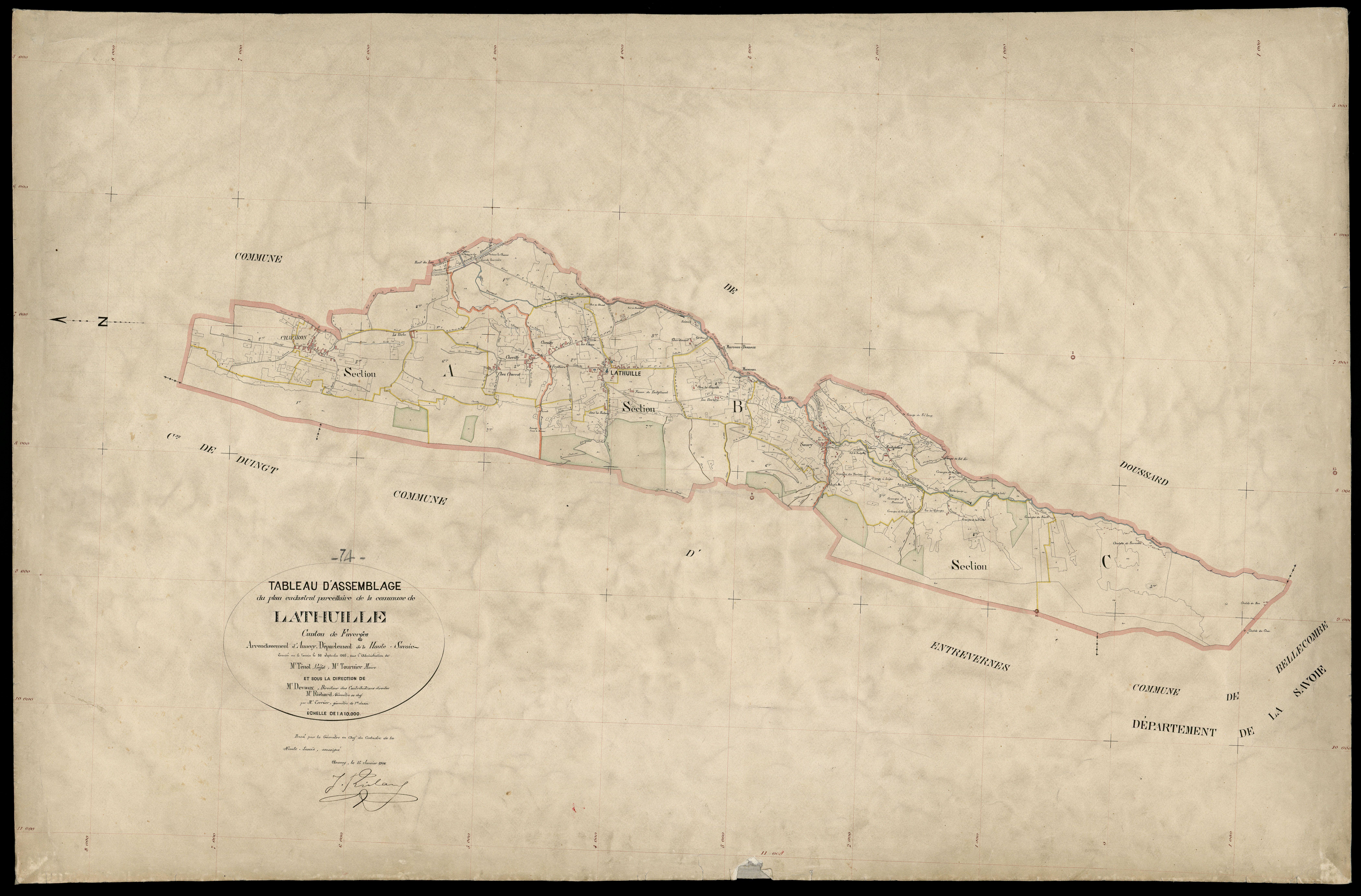 Plan parcellaire - 1905