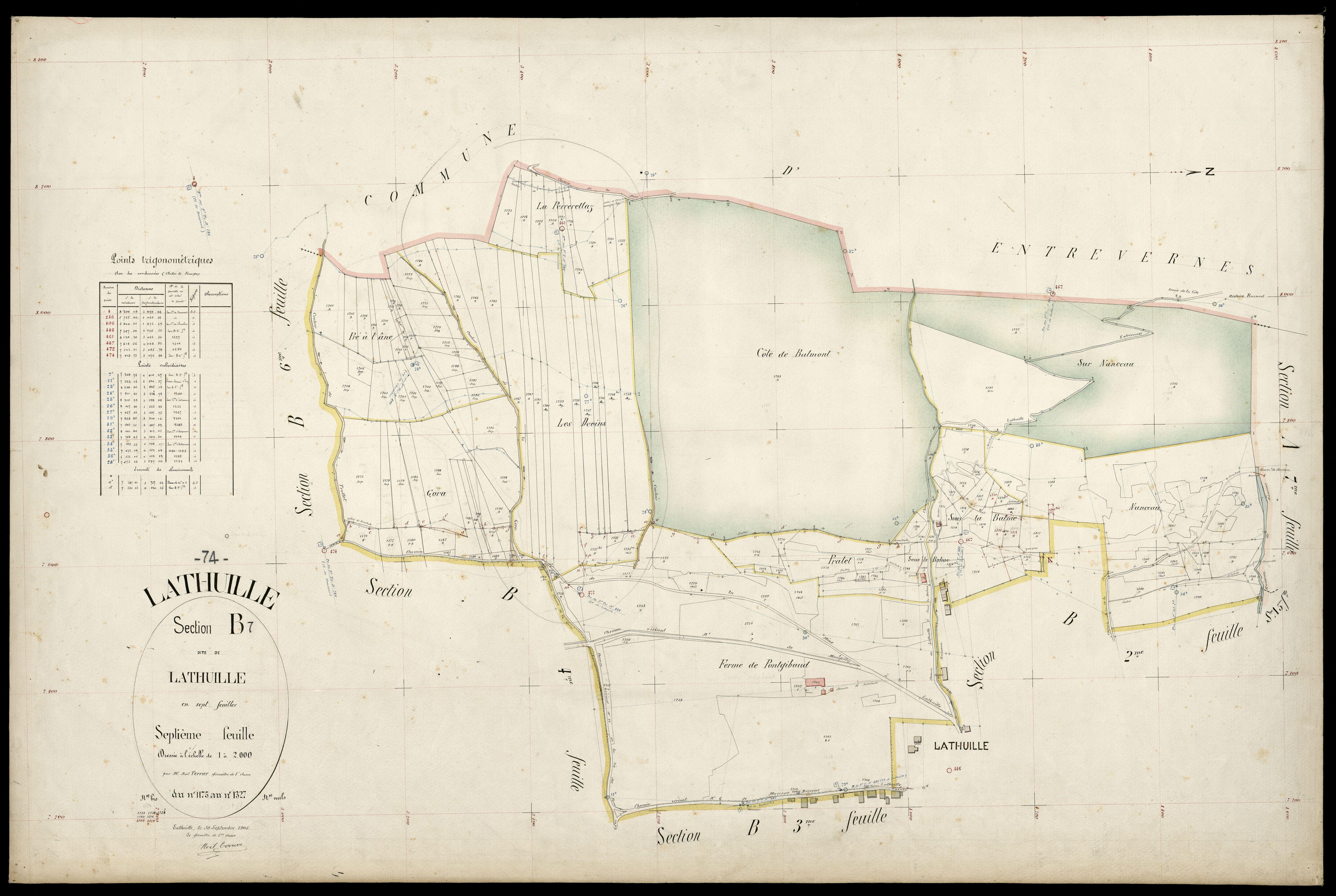 Section C : Bornette - 1905