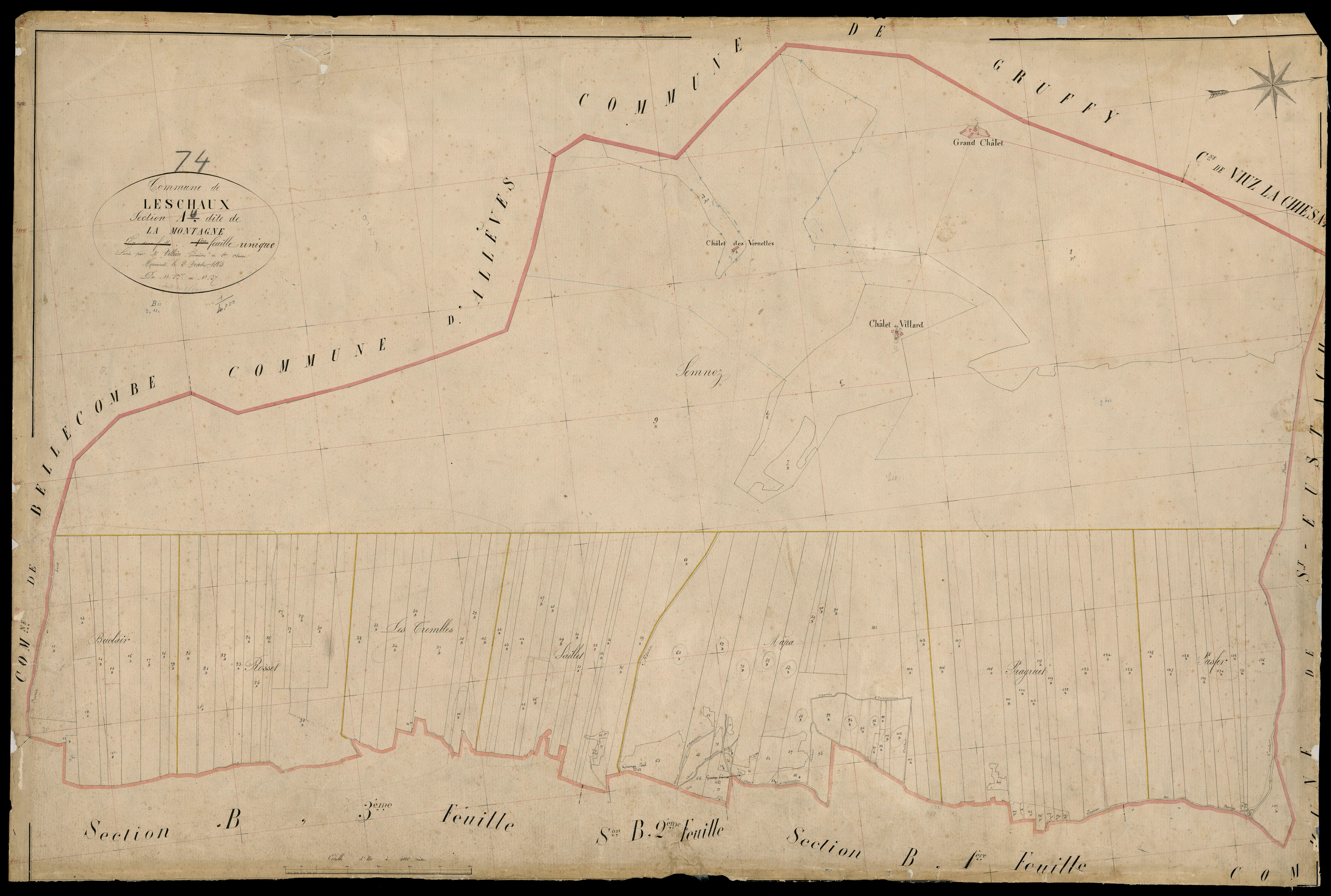 Section B : La Croix - 1865