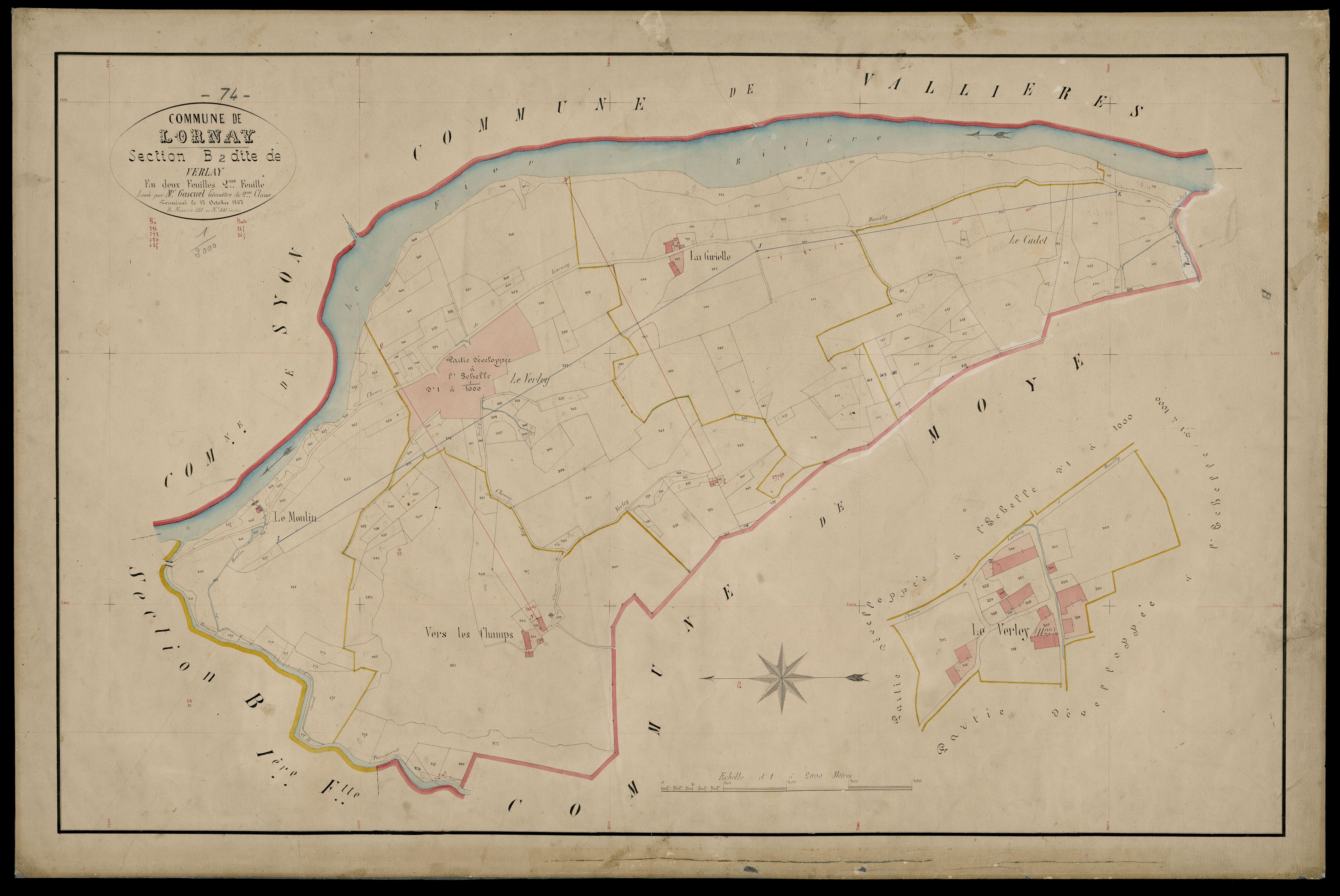 Section C : la Batie - 1863