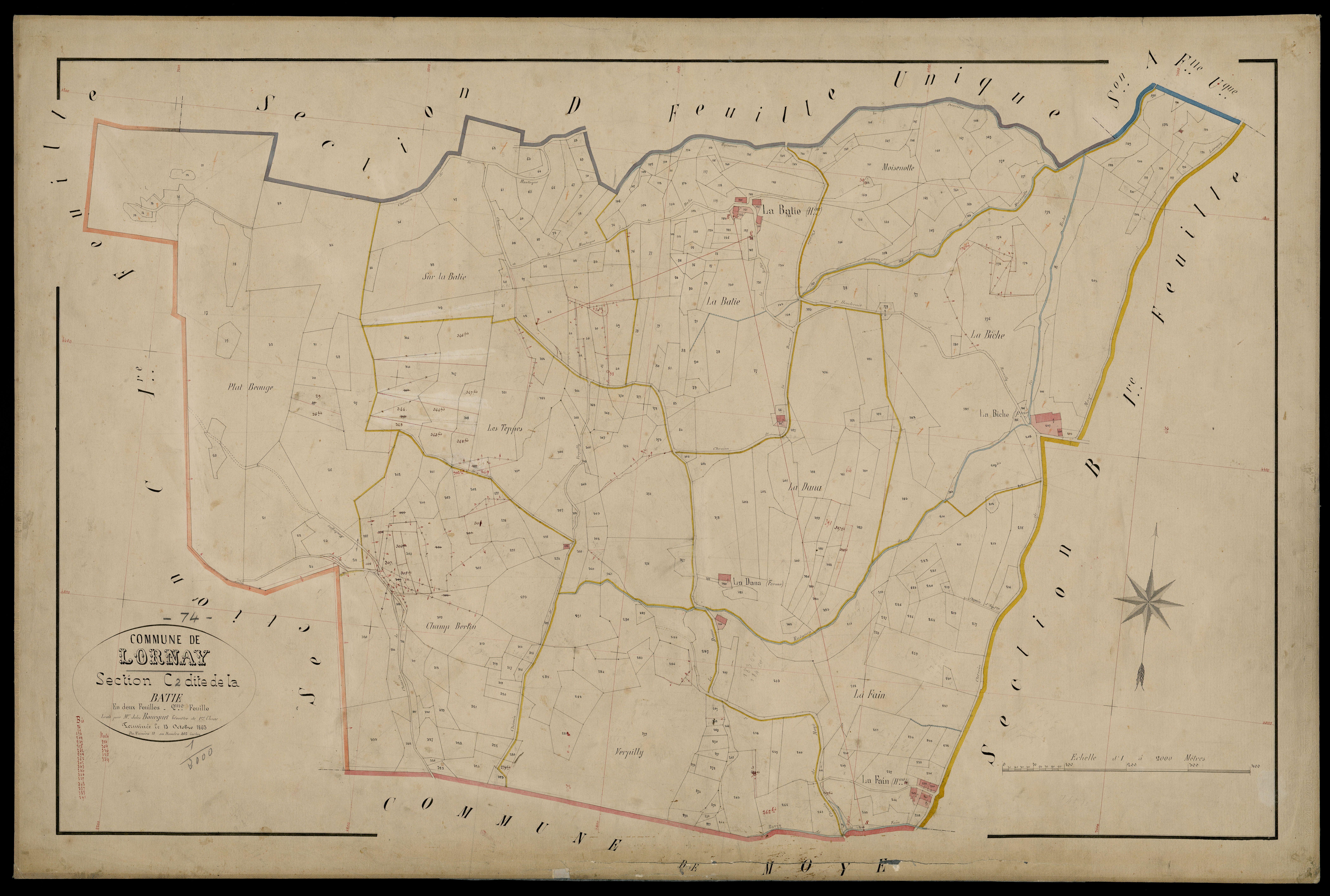 Section D : Hauterait - 1863