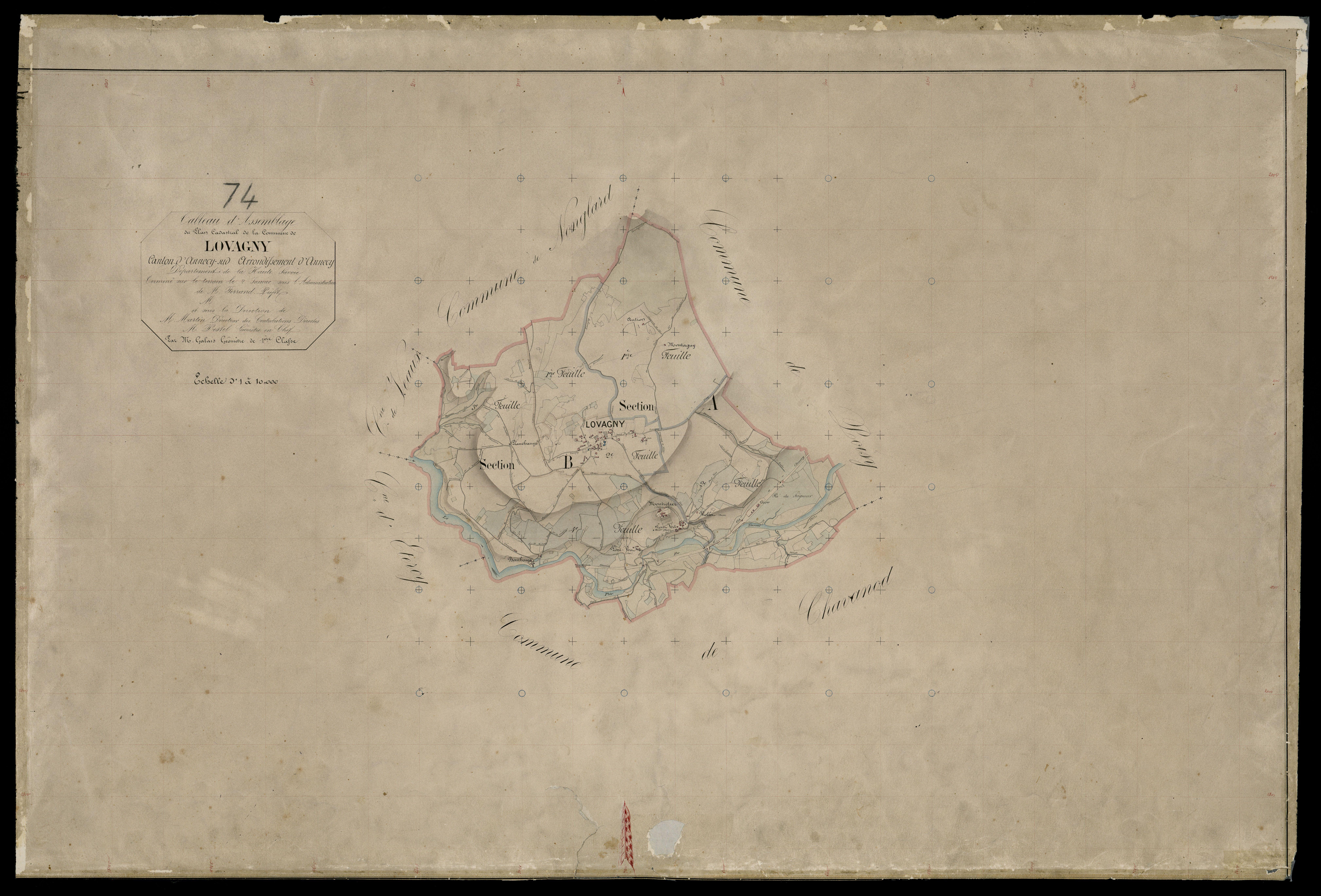 Plan parcellaire - 1865