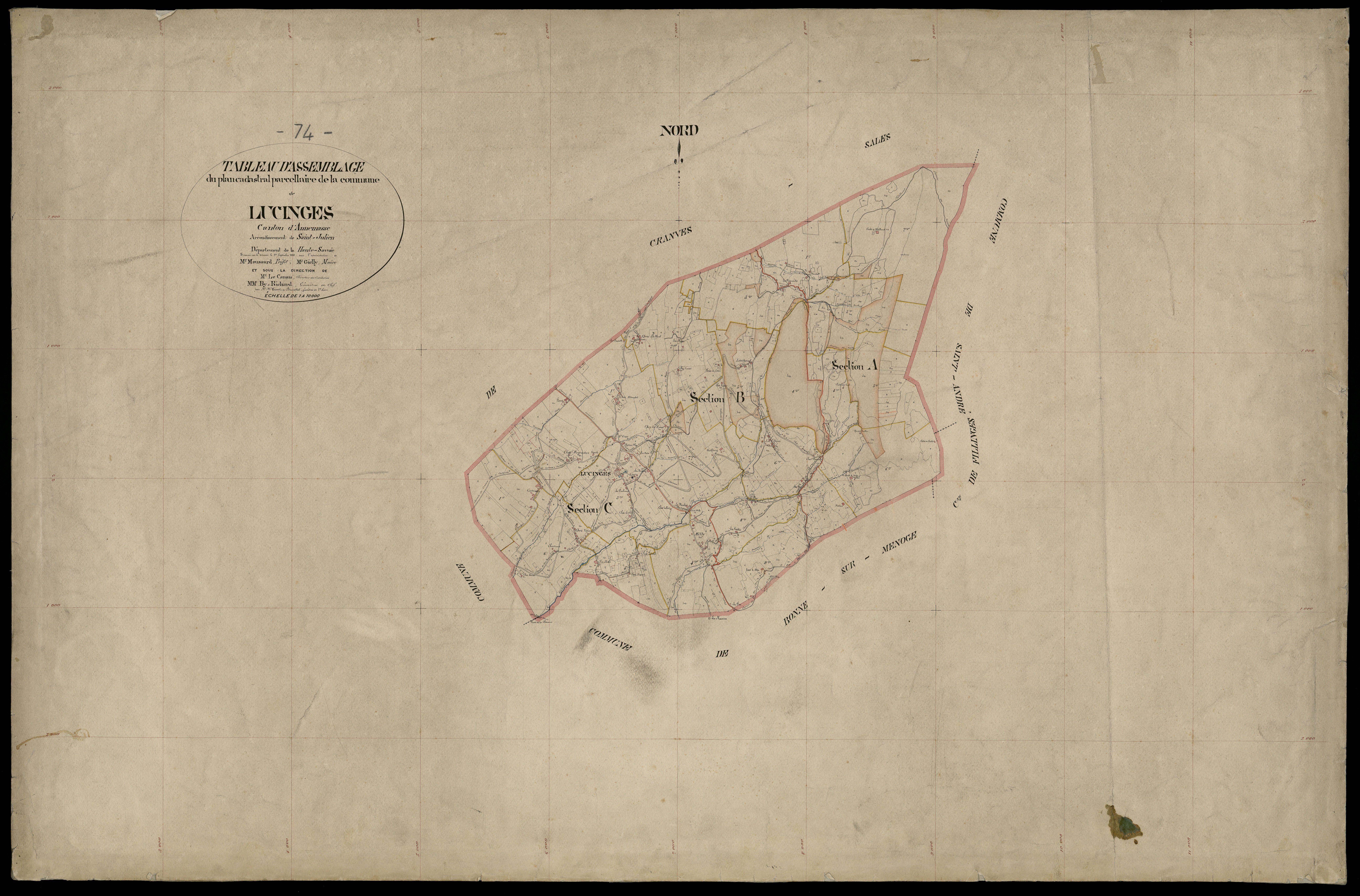 Plan parcellaire - 1900