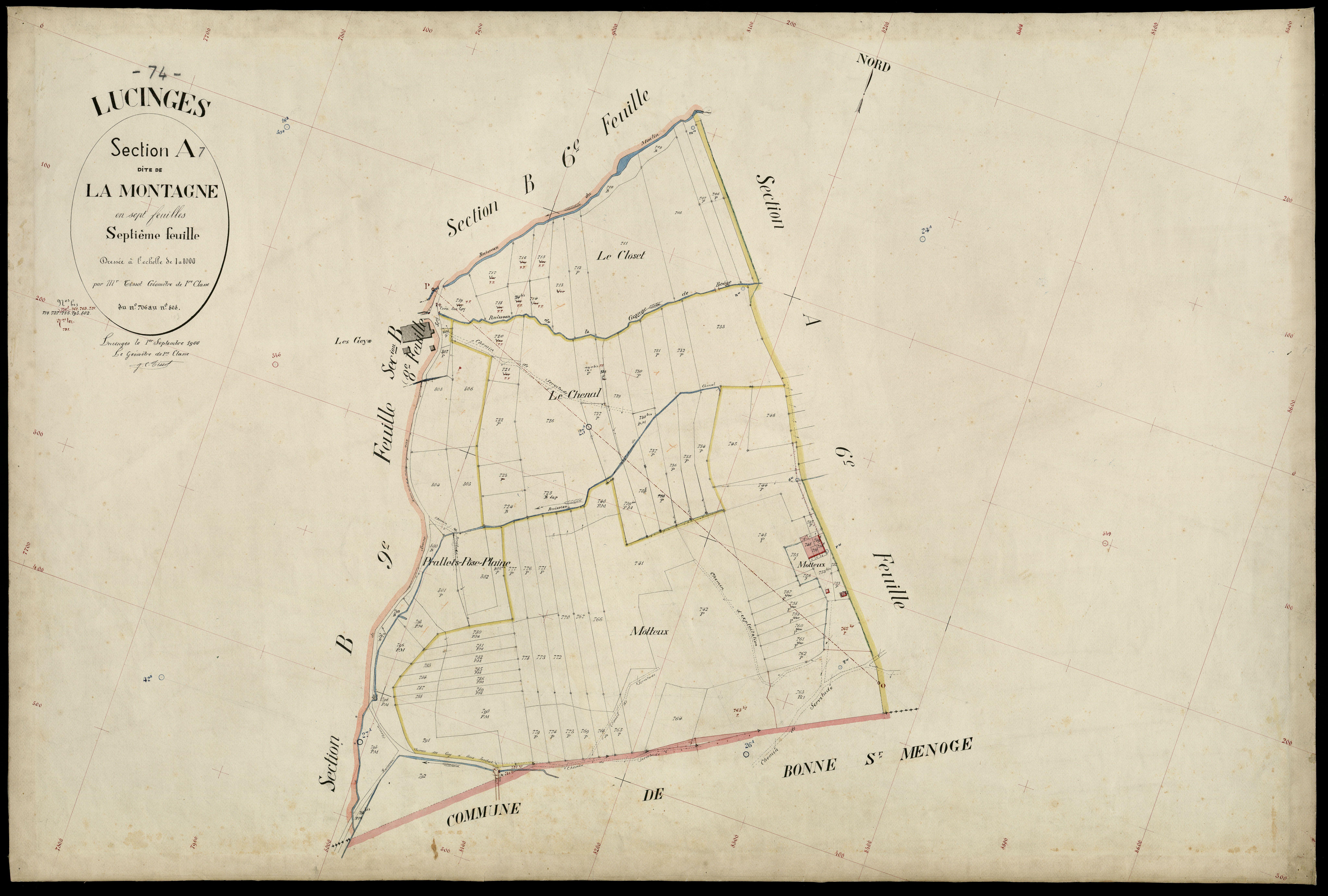 Section B : le Milieu - 1900