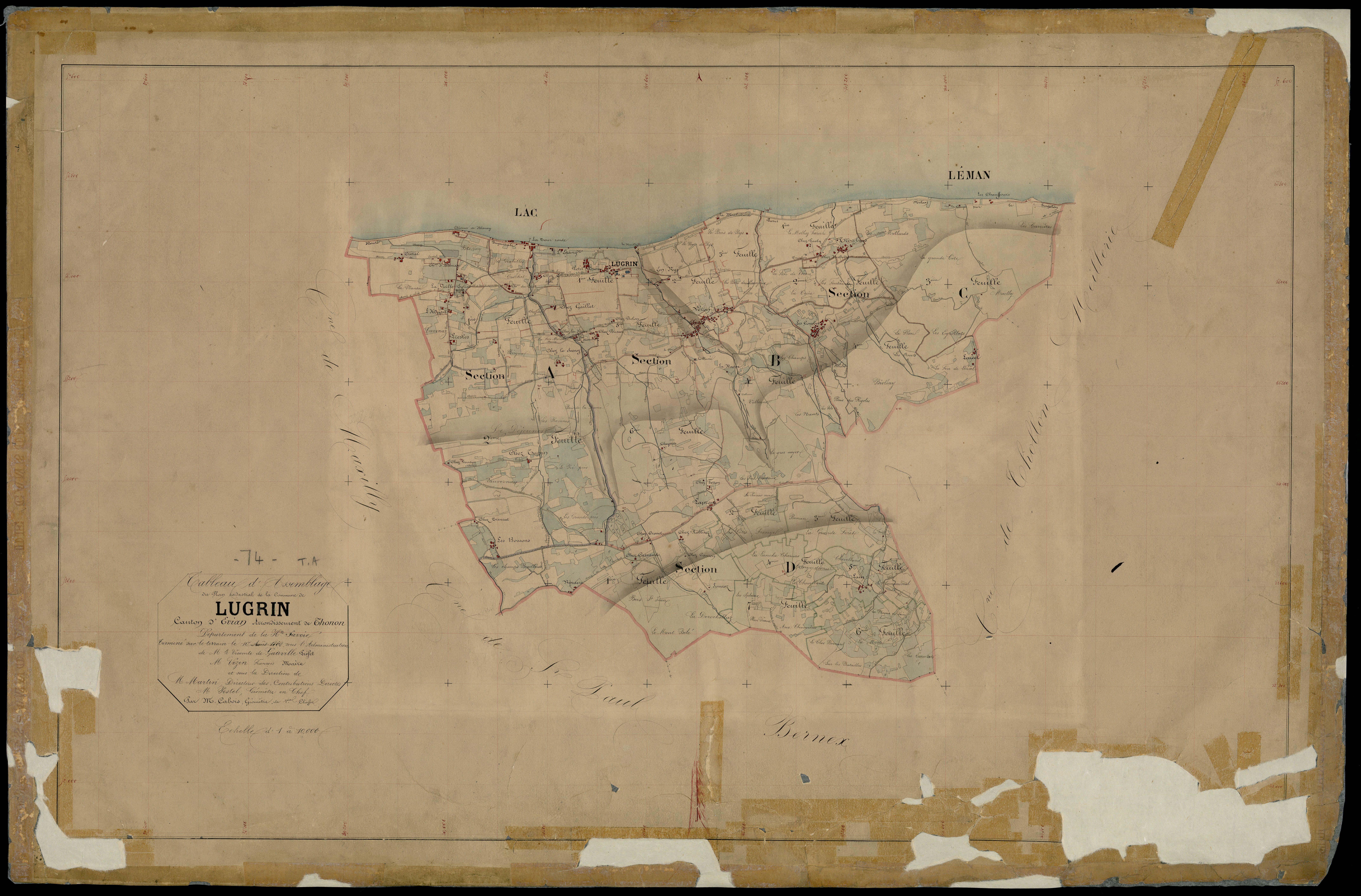 Plan parcellaire - 1866-1868
