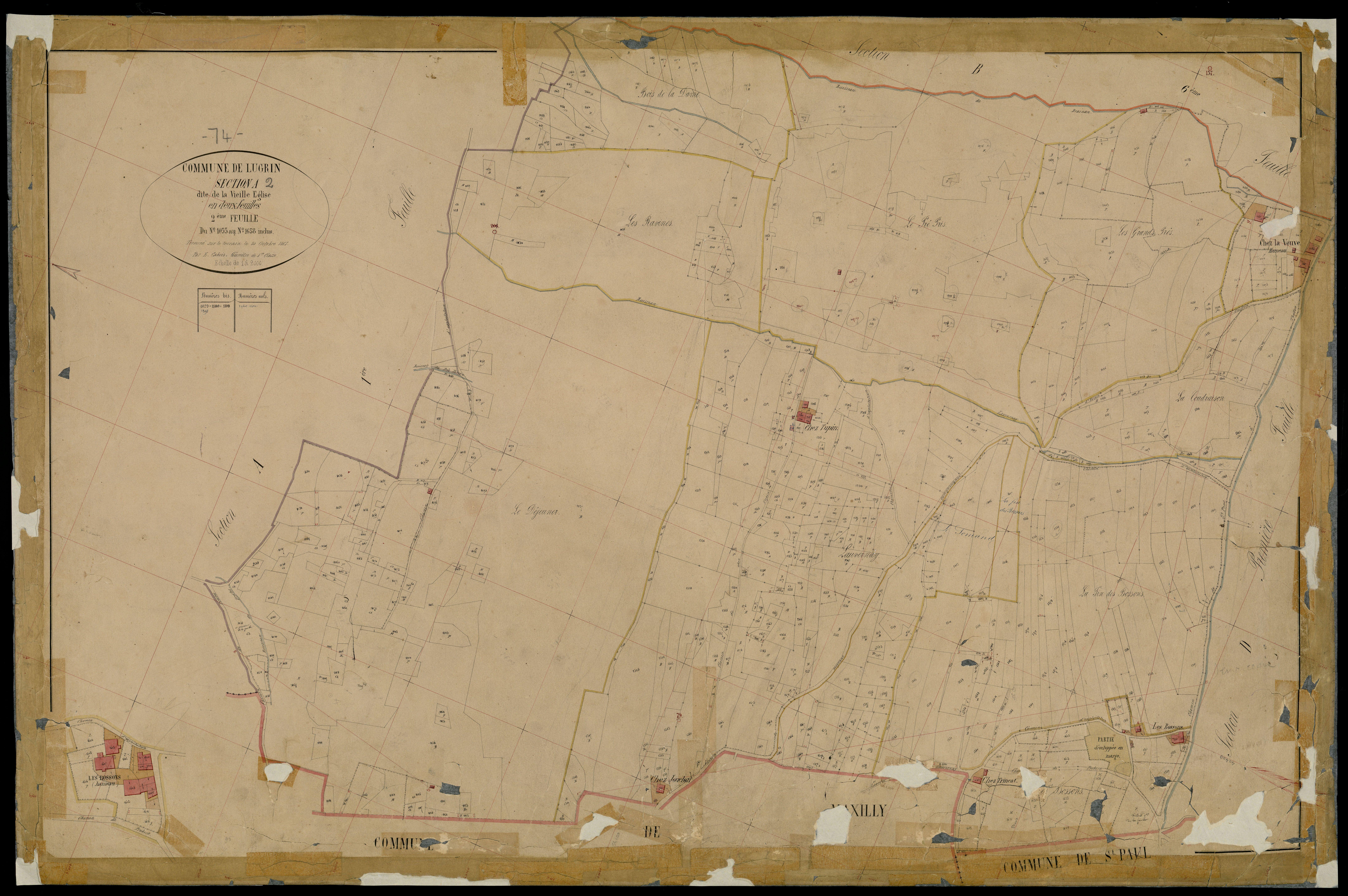 Section B : le Village - 1866-1868