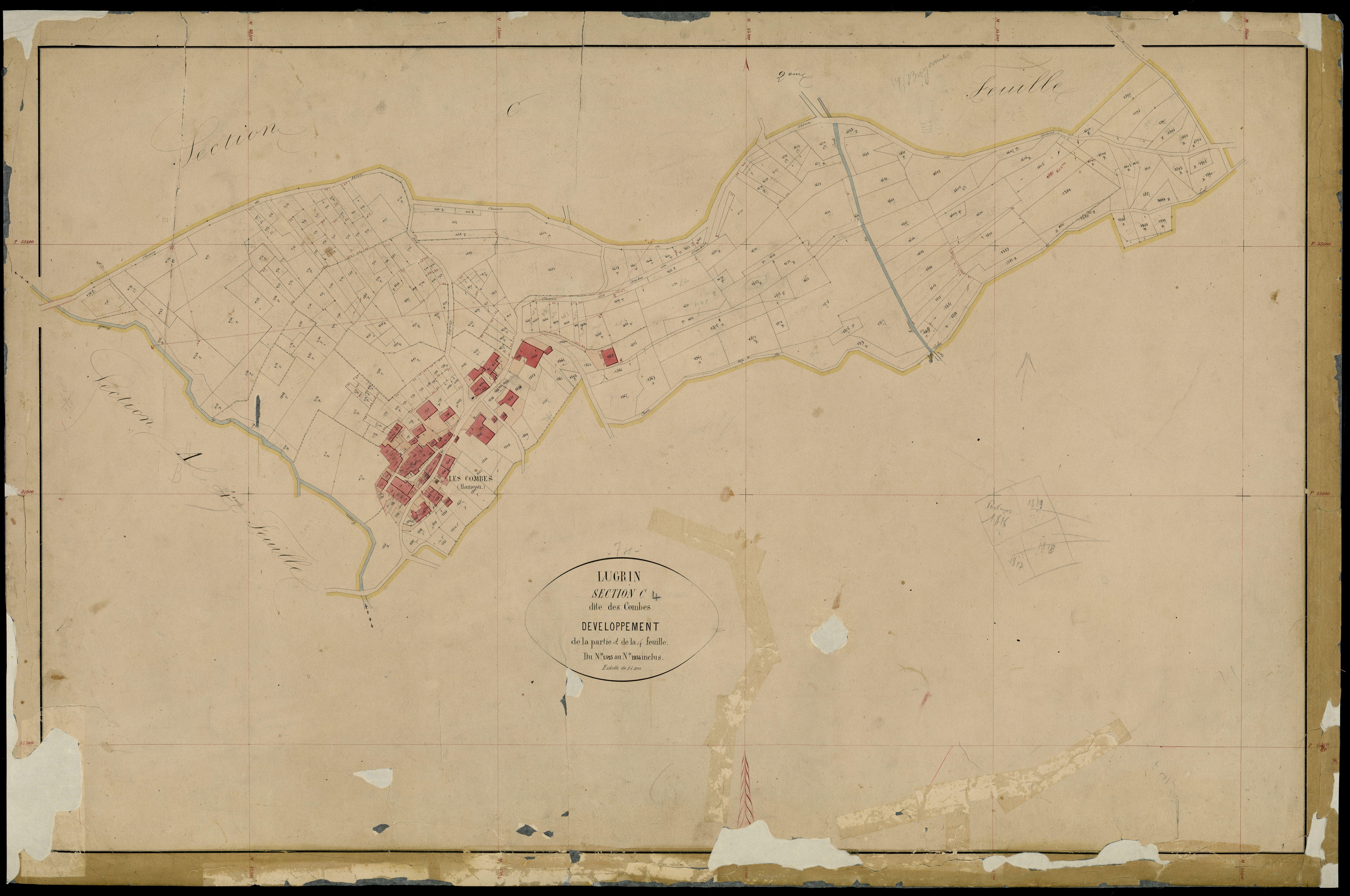 Section D : le Mont-Benant - 1867-1868