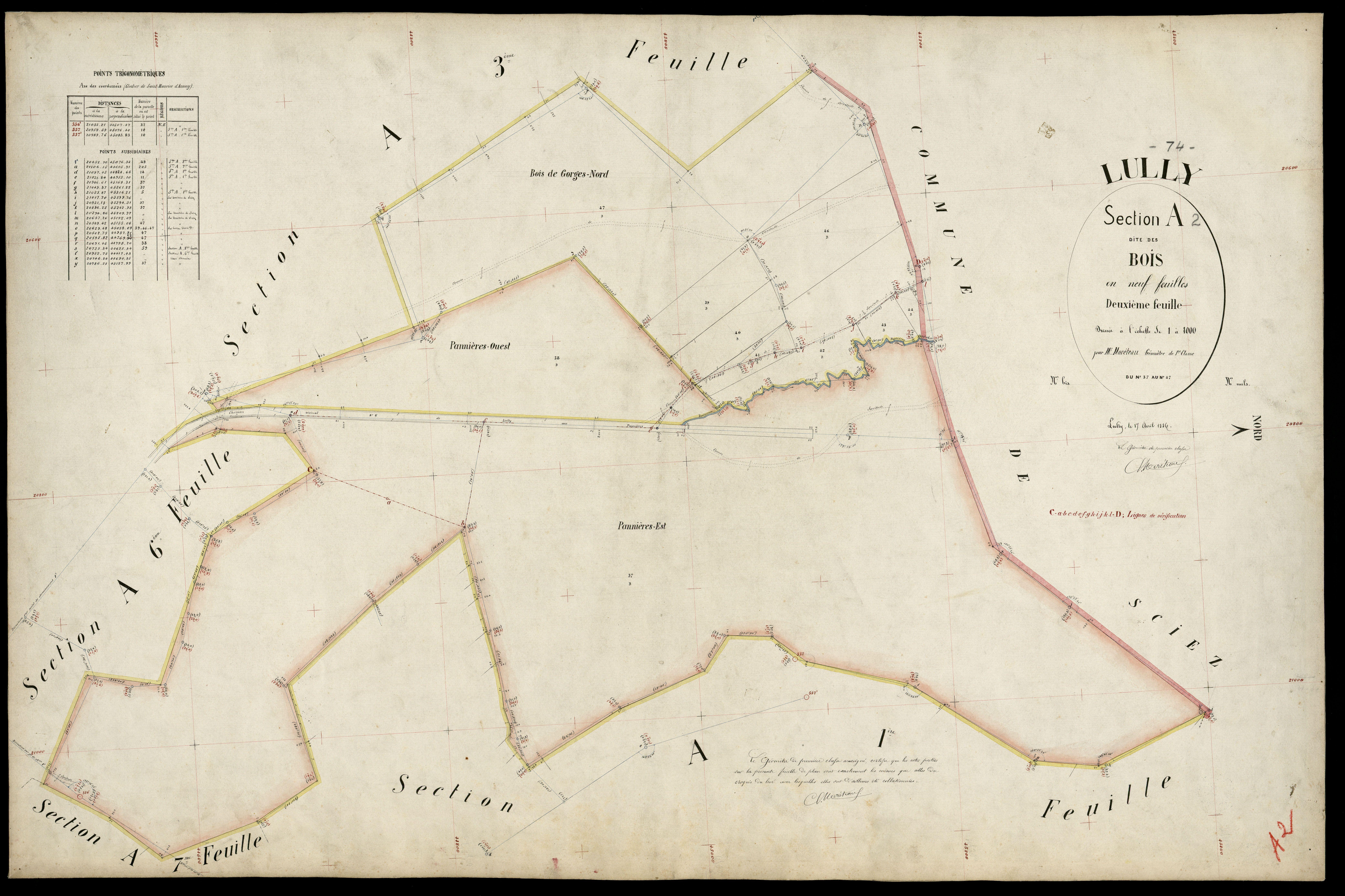 3 P 3 5479 - Feuille n° 3, parcelles n° 48 à 88 - 17 avril 1886