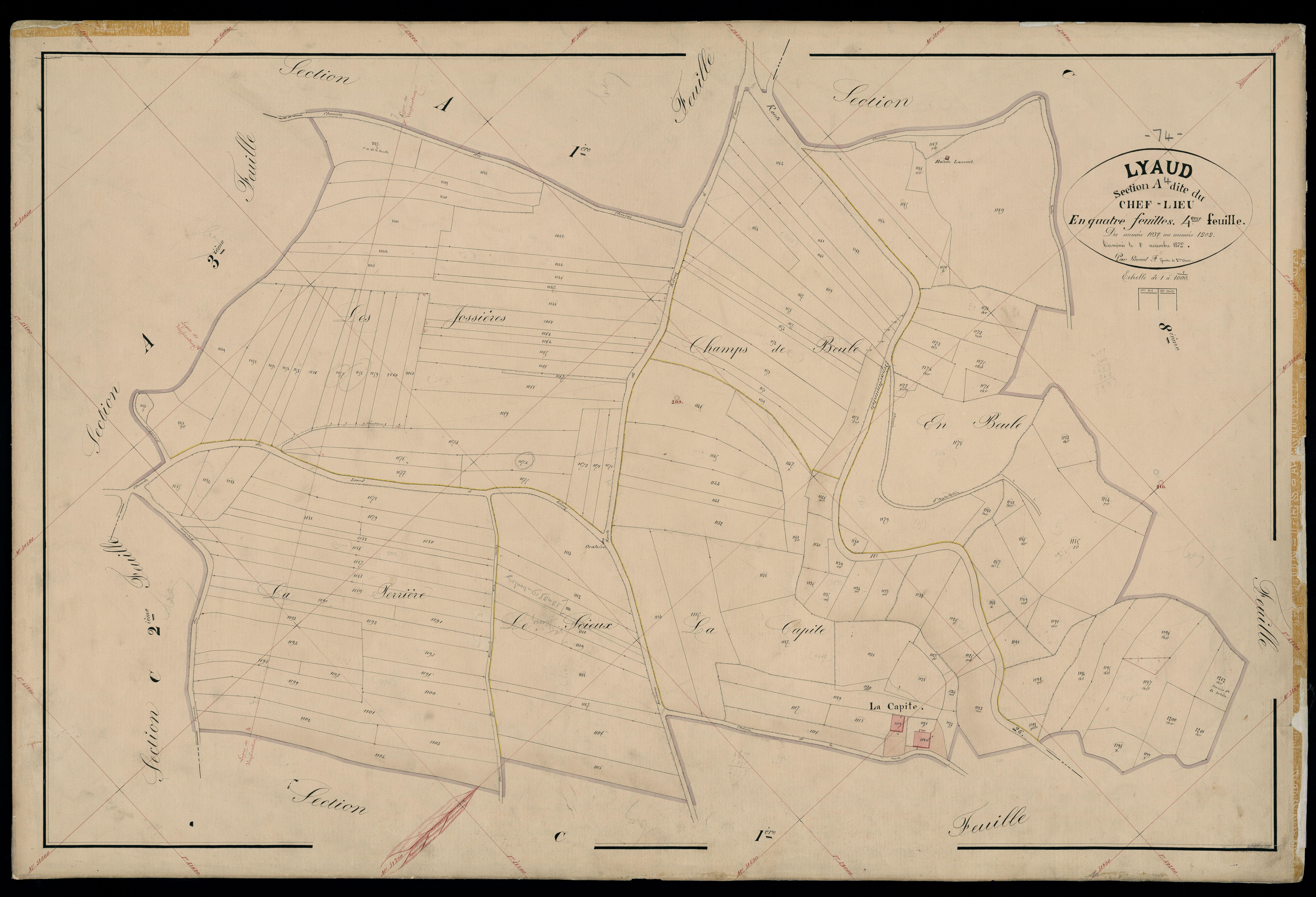 Section B : Trossy - 1872