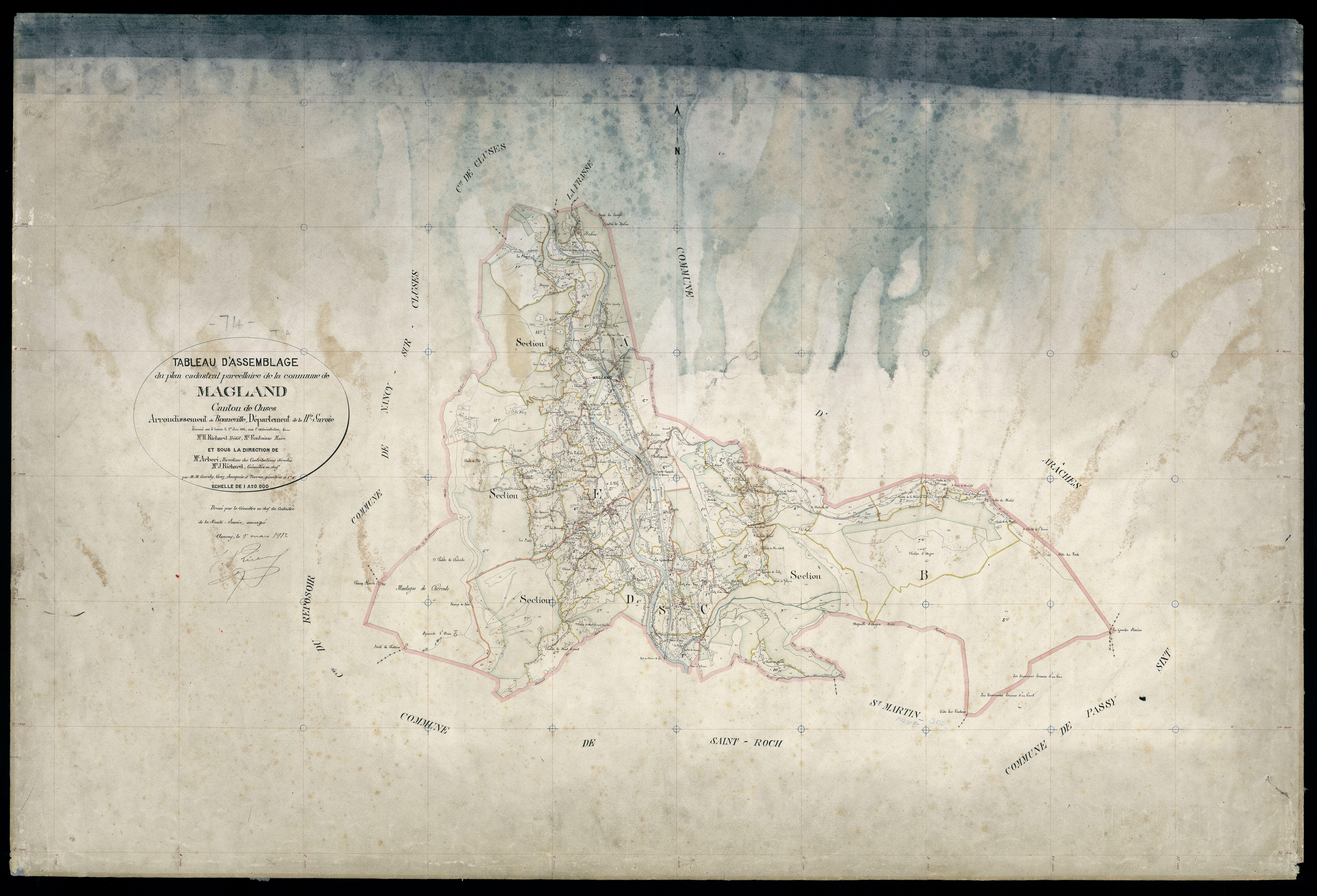 Sections B et C - 1911