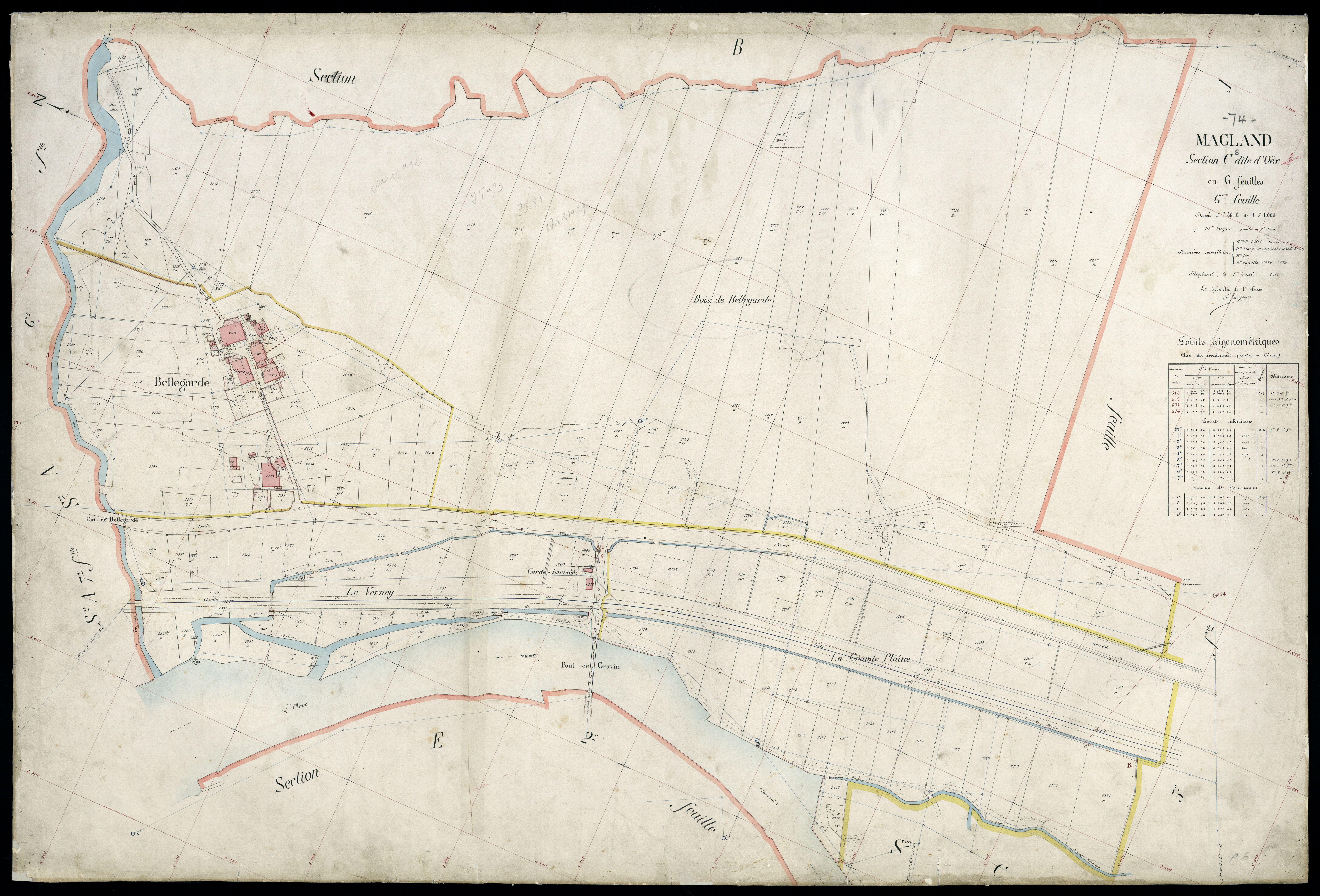 Section D : Gravin - 1911