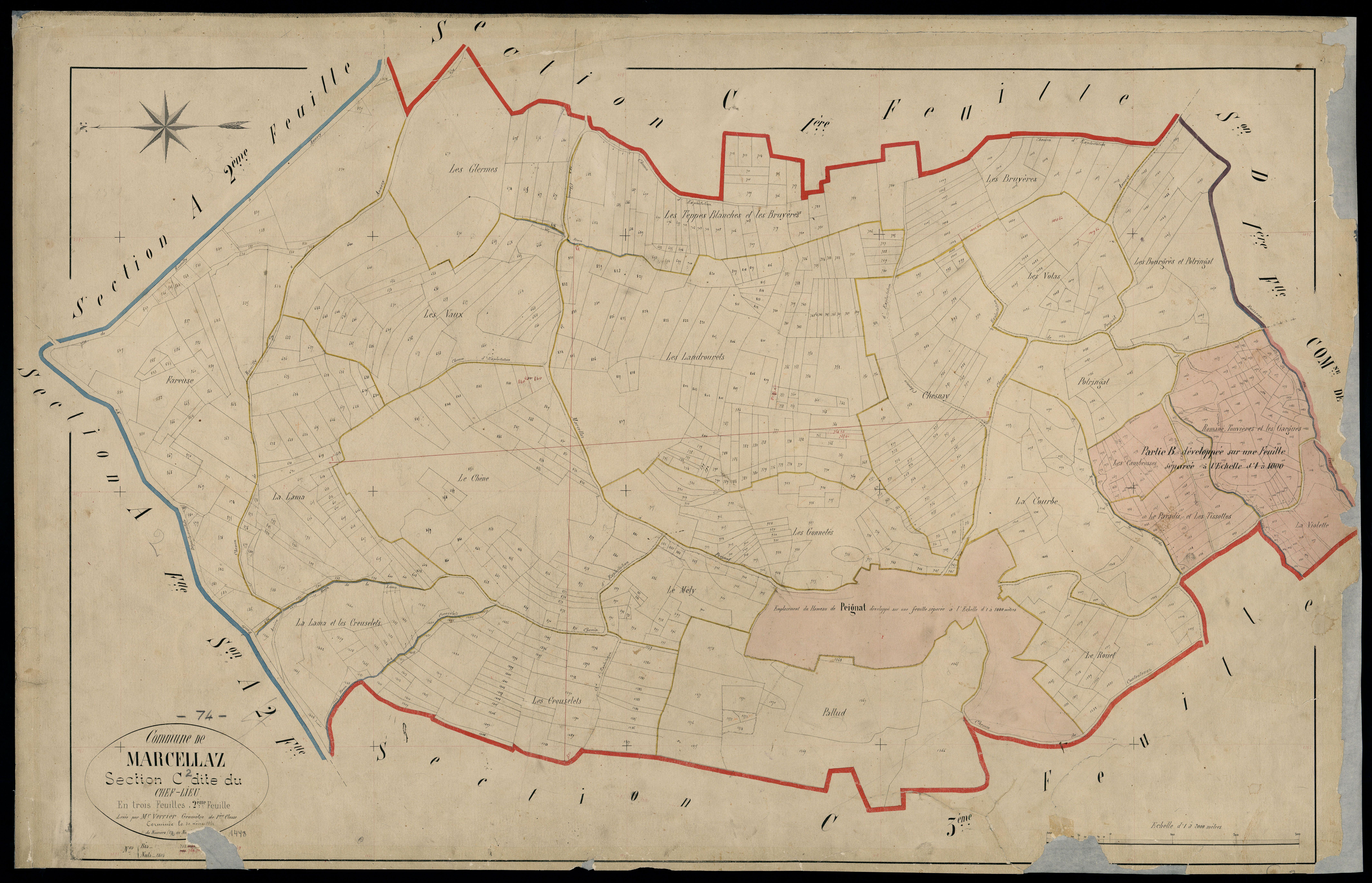 3 P 3 5631 - , parcelles n° 140 à 147; 340 à 488 et 101 à 1181 -