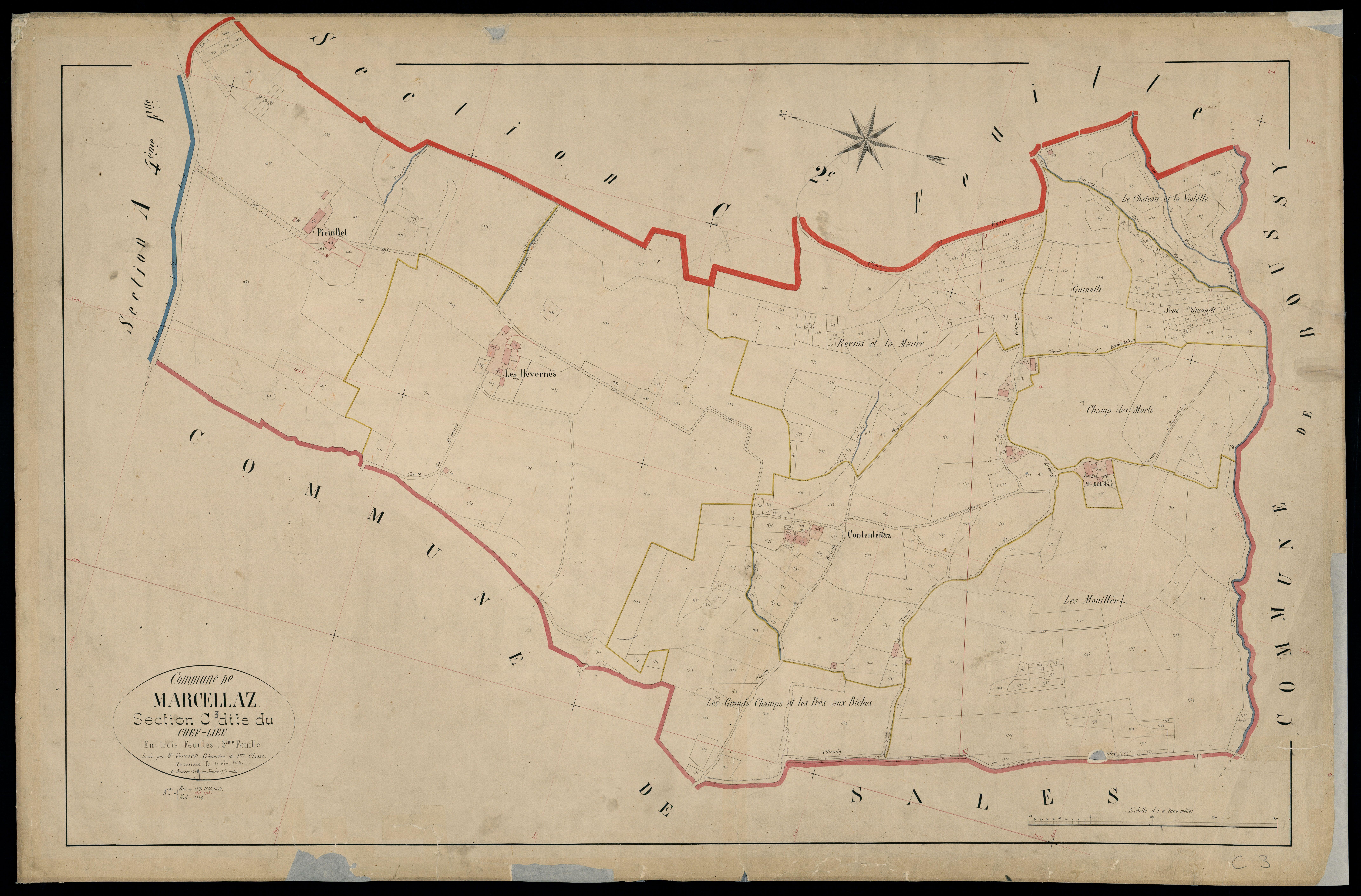 Section D : Germagny - 1864