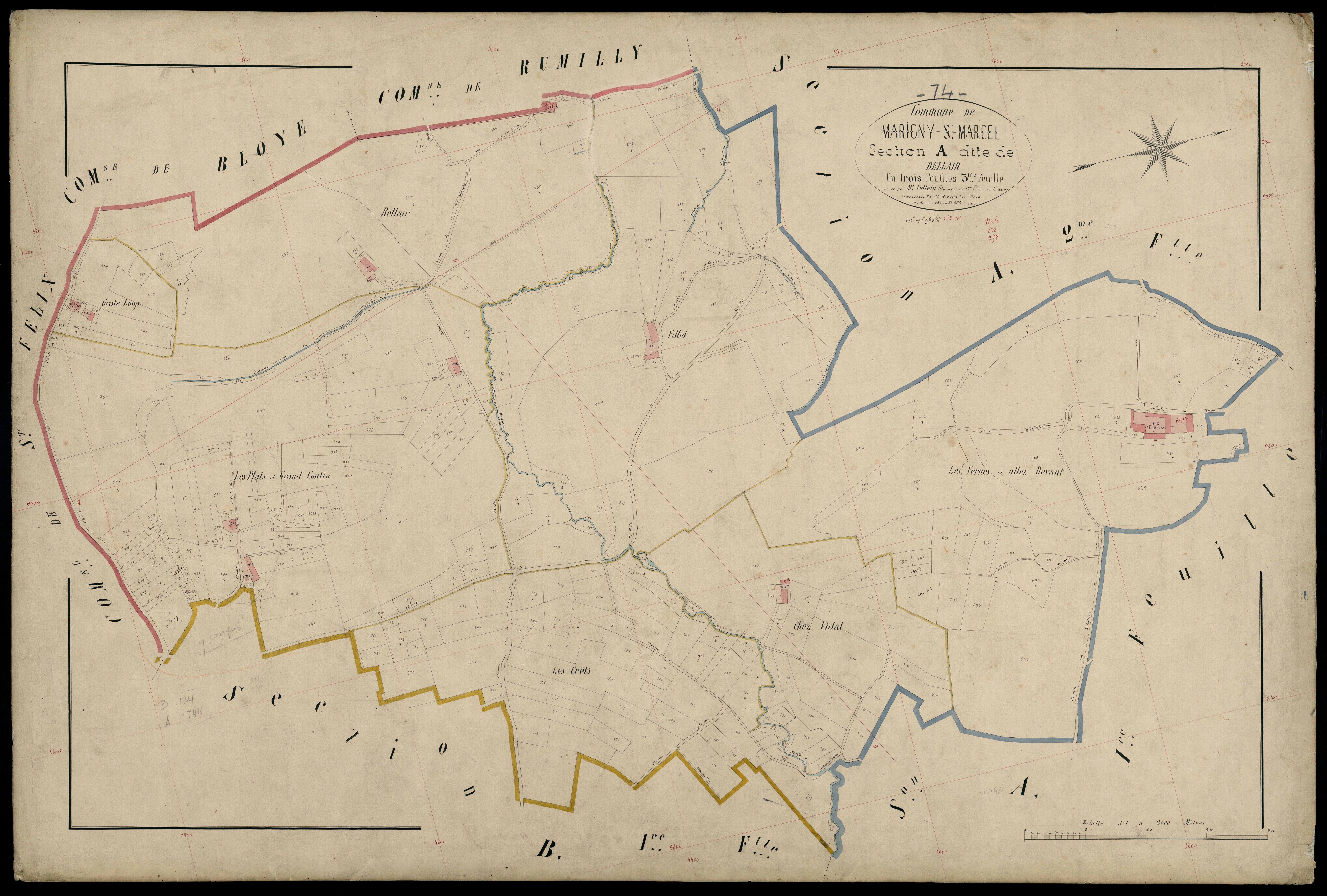 Section B : Vons - 1864