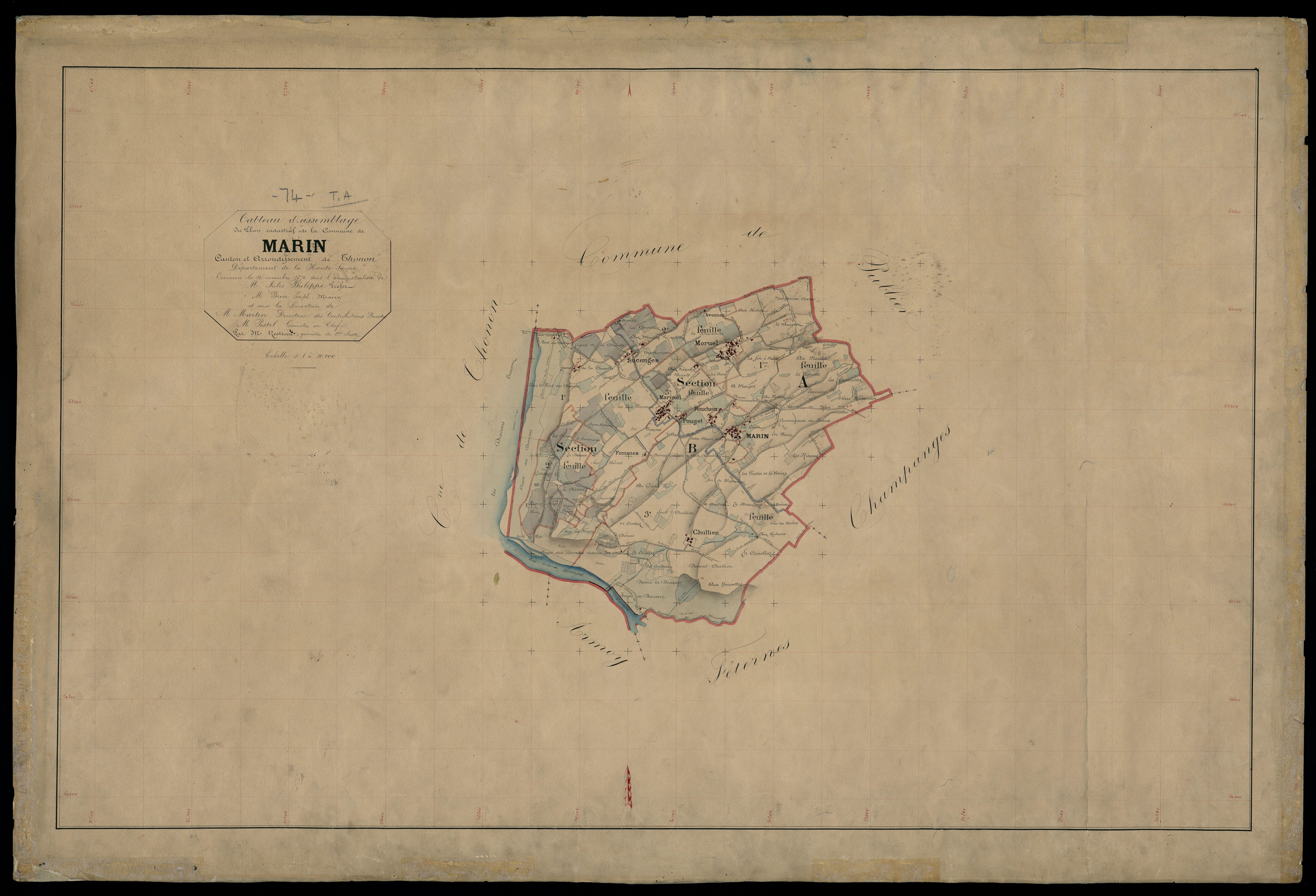 Plan parcellaire - 1872