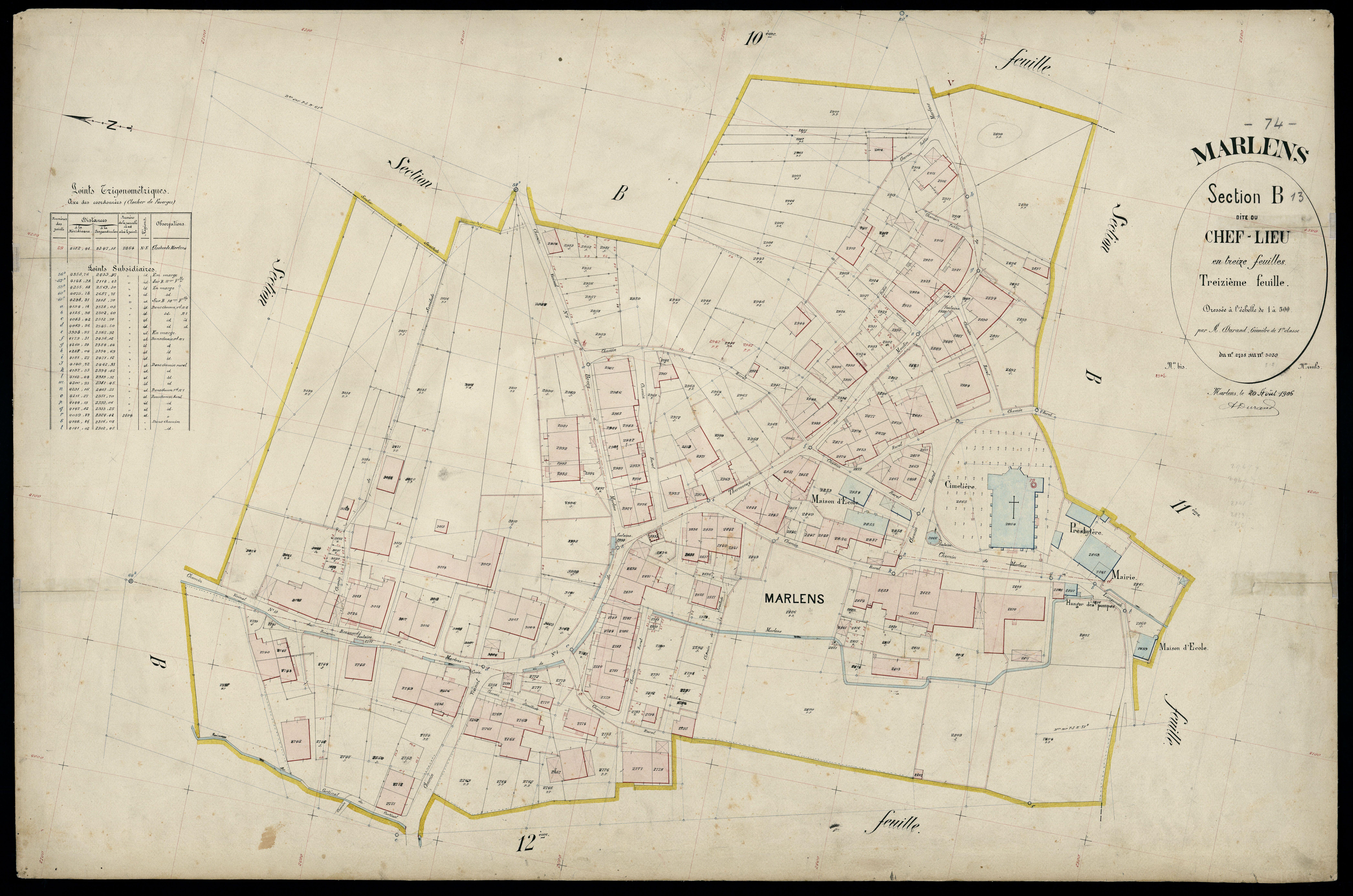 Section C : Ombre - 1906