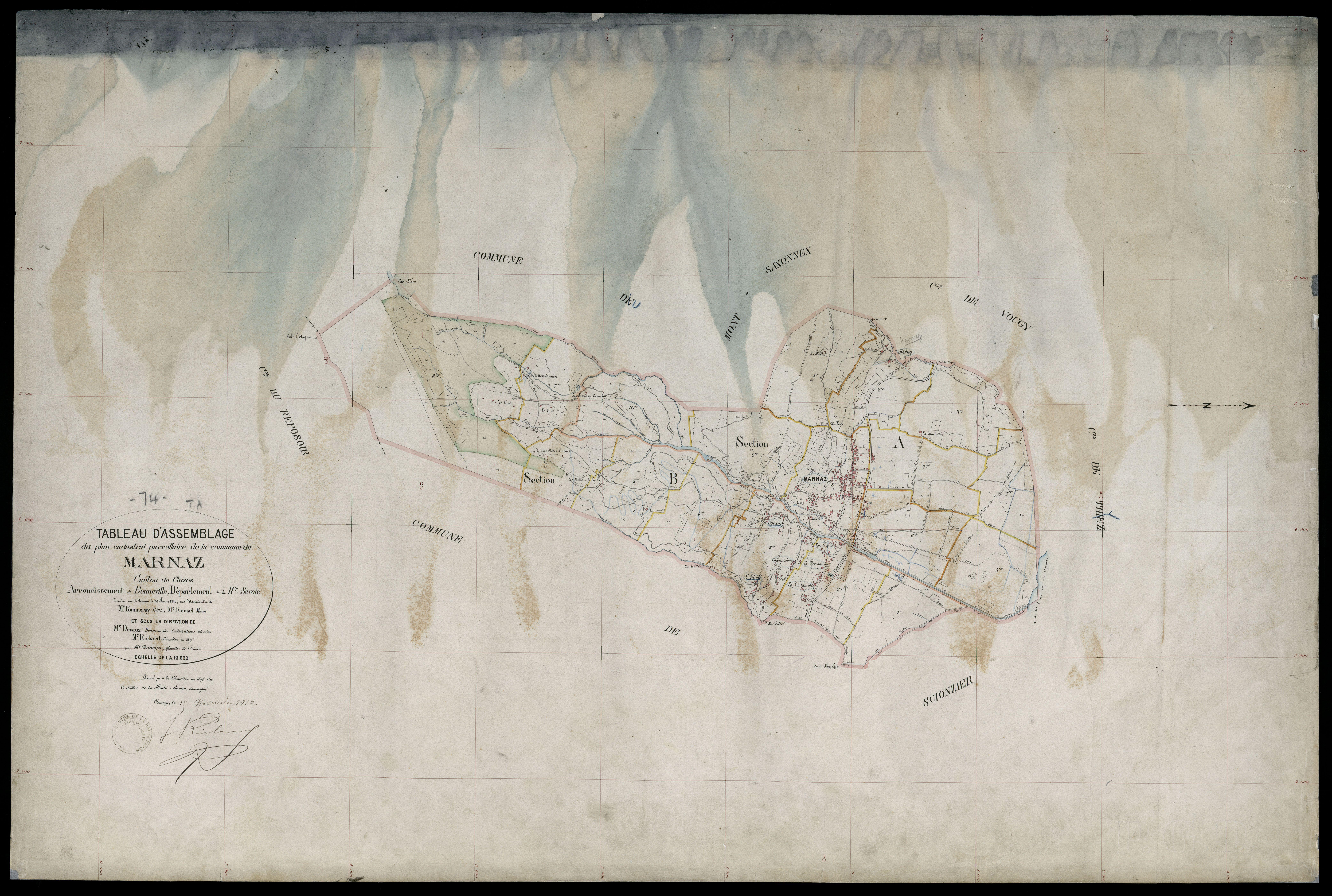 Plan parcellaire - 1910